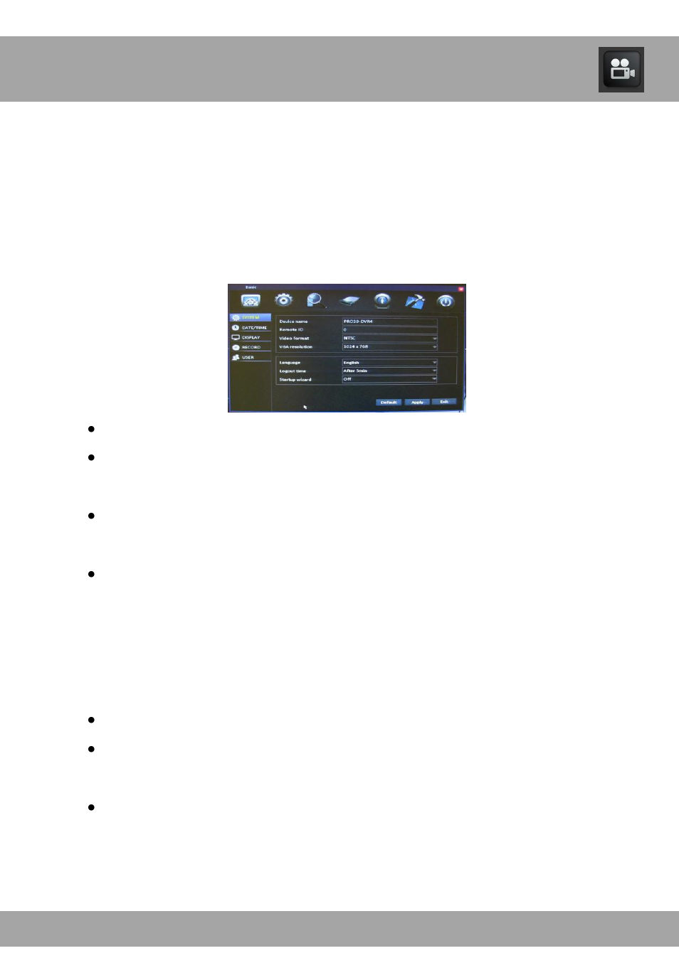 Chapter 14: basic menu | Night Owl ADV1-168500 user manual User Manual | Page 29 / 124