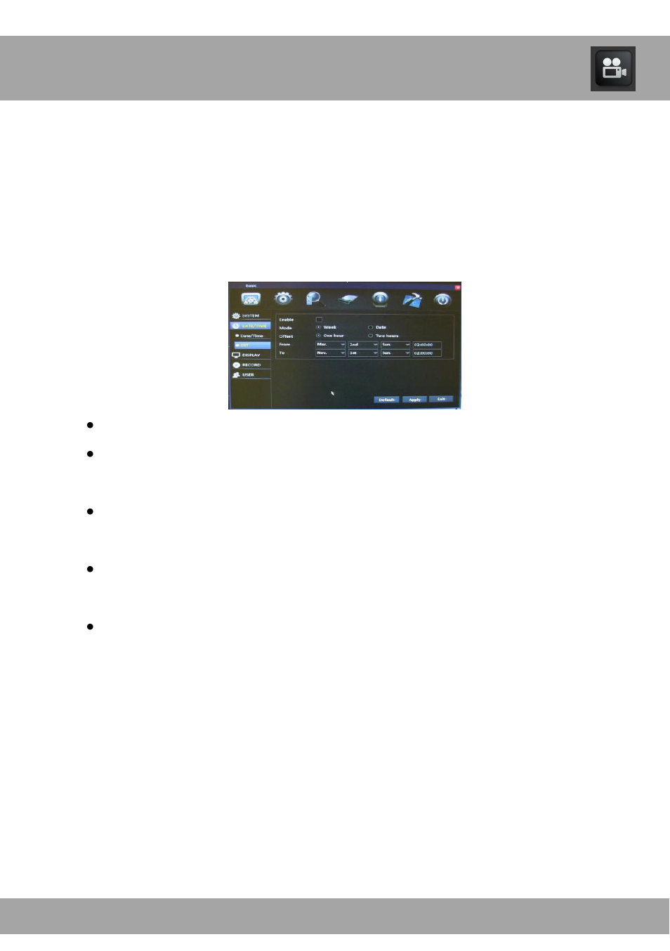 Chapter 14: basic menu | Night Owl ADV1-168500 user manual User Manual | Page 32 / 124