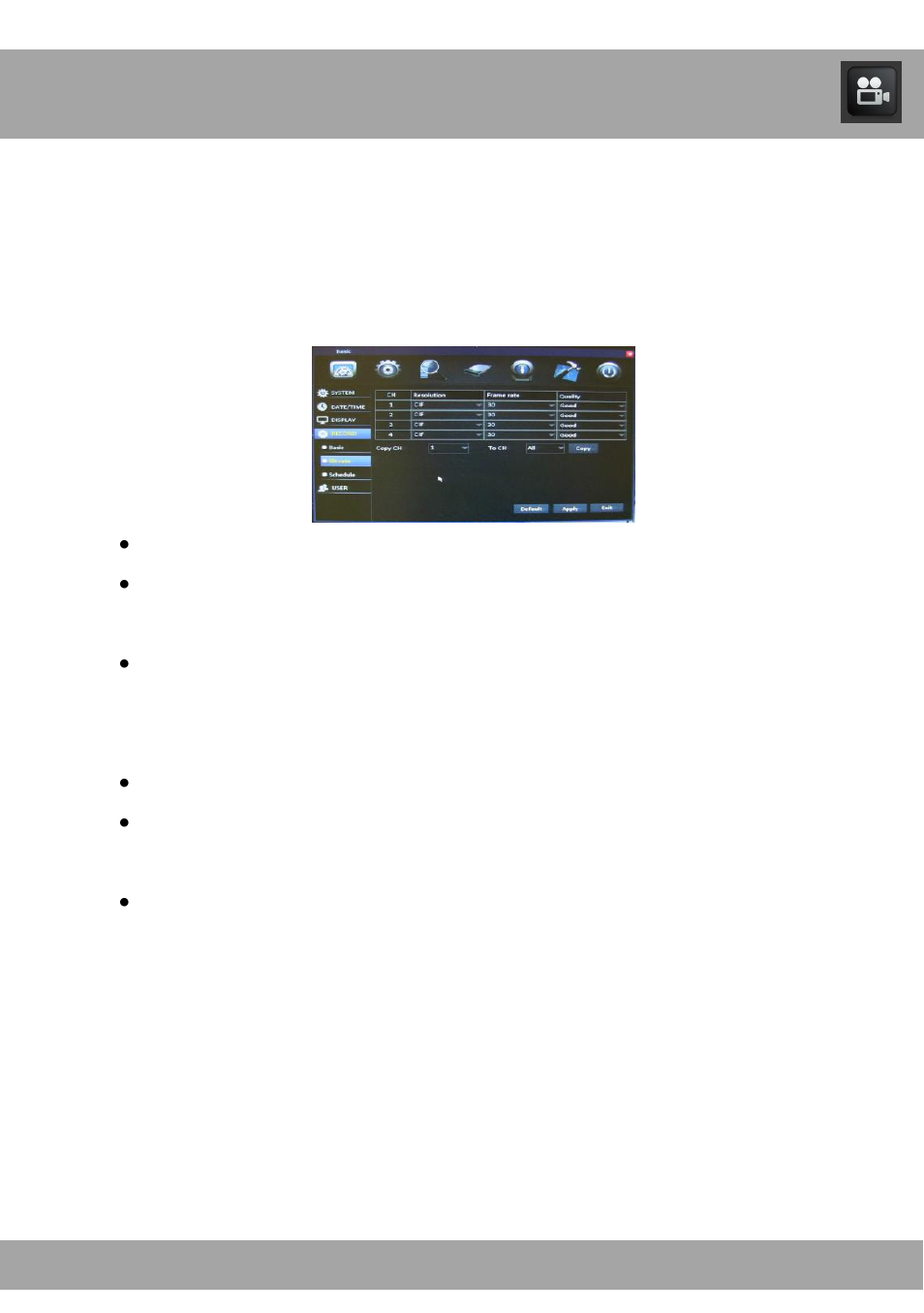 Chapter 14: basic menu | Night Owl ADV1-168500 user manual User Manual | Page 38 / 124