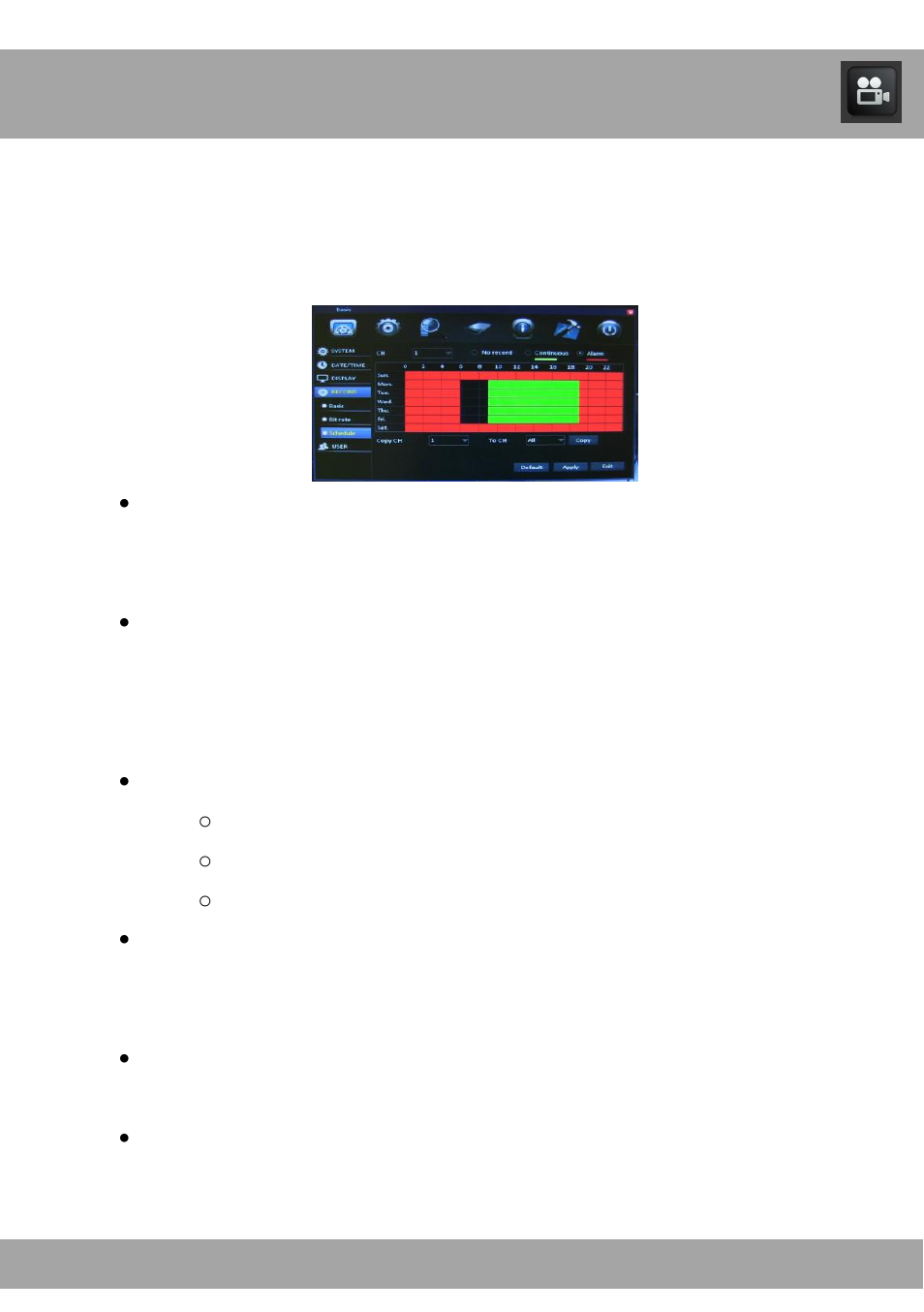 Chapter 14: basic menu | Night Owl ADV1-168500 user manual User Manual | Page 40 / 124