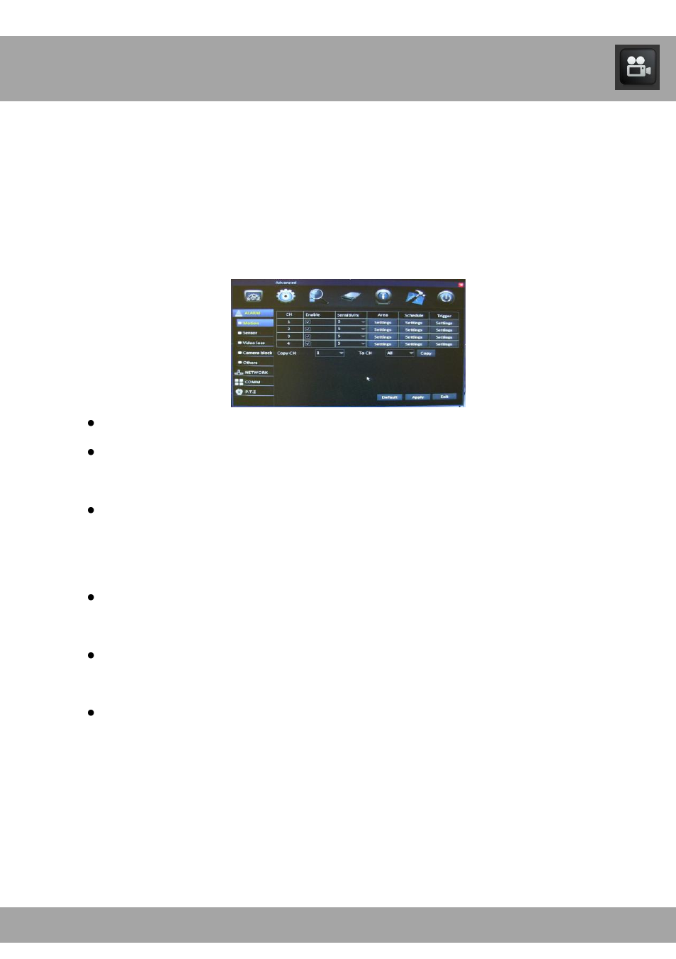 Chapter 15: advanced menu | Night Owl ADV1-168500 user manual User Manual | Page 45 / 124