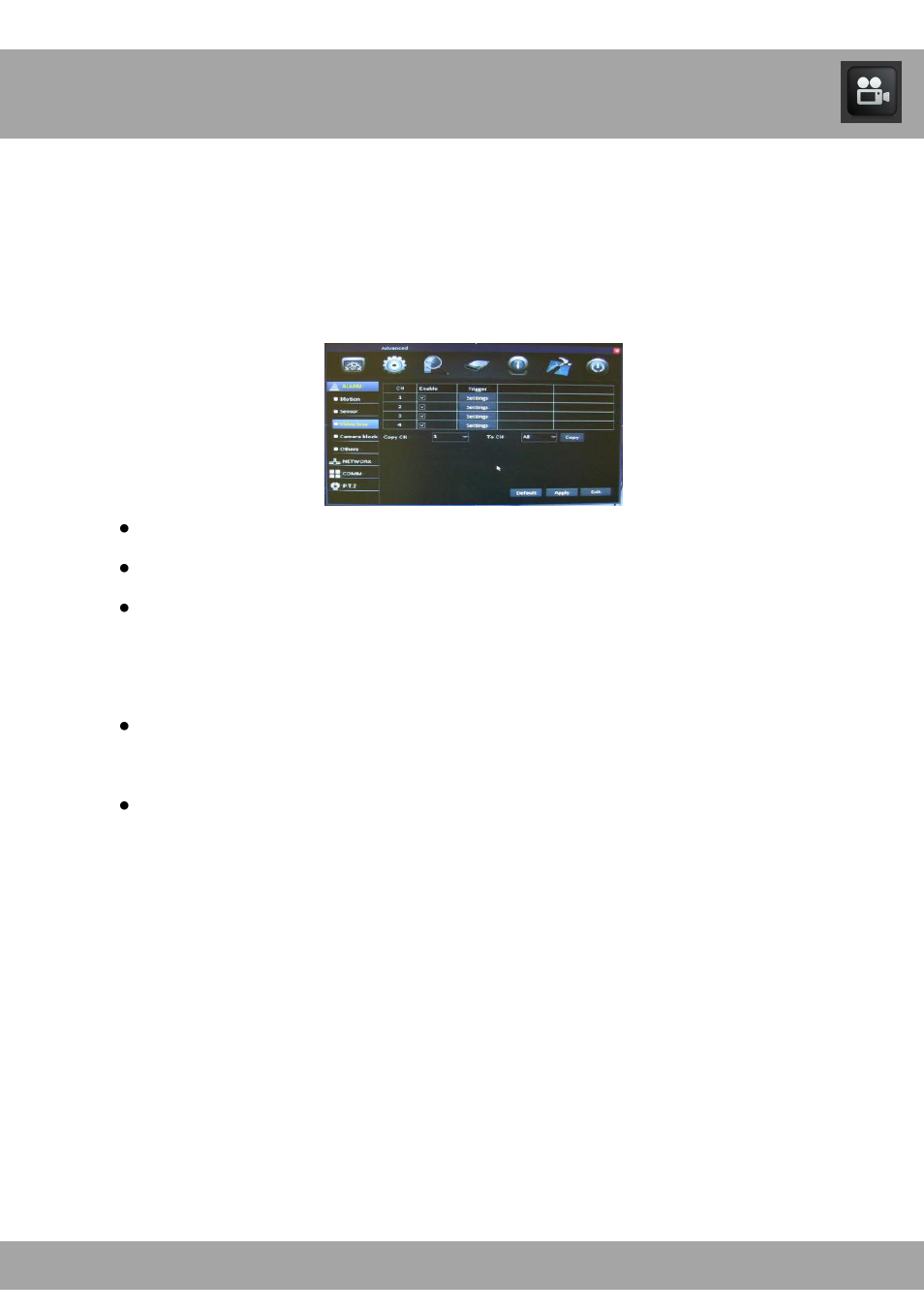 Chapter 15: advanced menu | Night Owl ADV1-168500 user manual User Manual | Page 49 / 124
