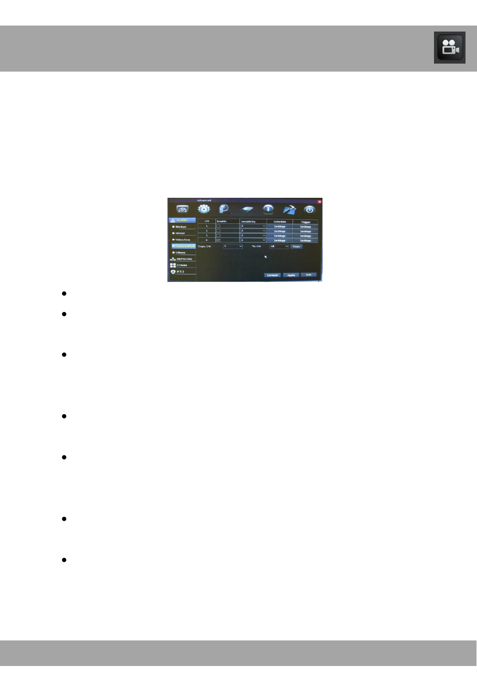 Chapter 15: advanced menu | Night Owl ADV1-168500 user manual User Manual | Page 50 / 124