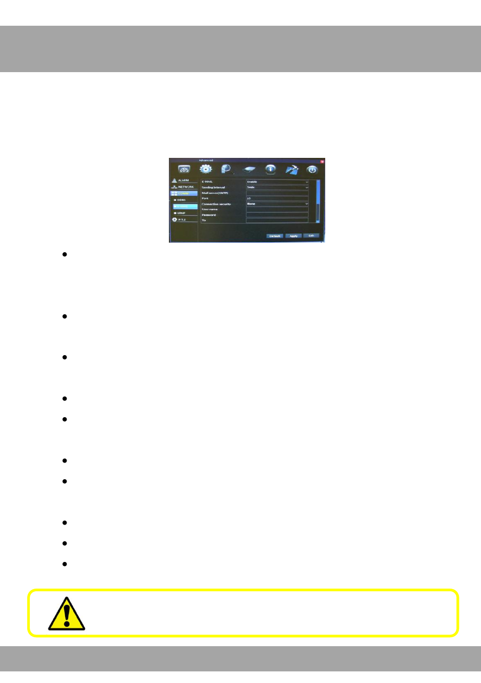 Chapter 15: advanced menu | Night Owl ADV1-168500 user manual User Manual | Page 57 / 124
