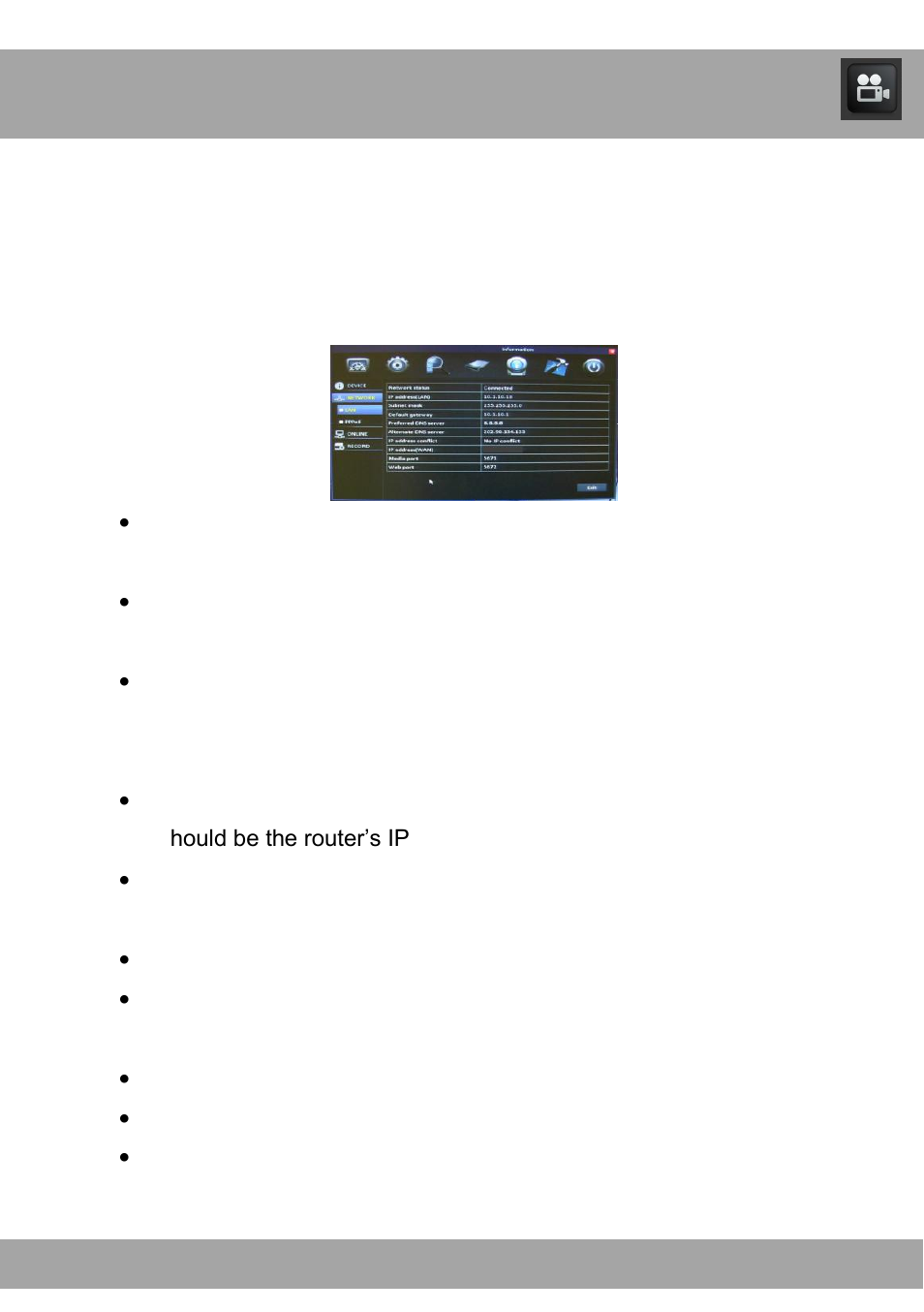 Chapter 18: information menu | Night Owl ADV1-168500 user manual User Manual | Page 68 / 124