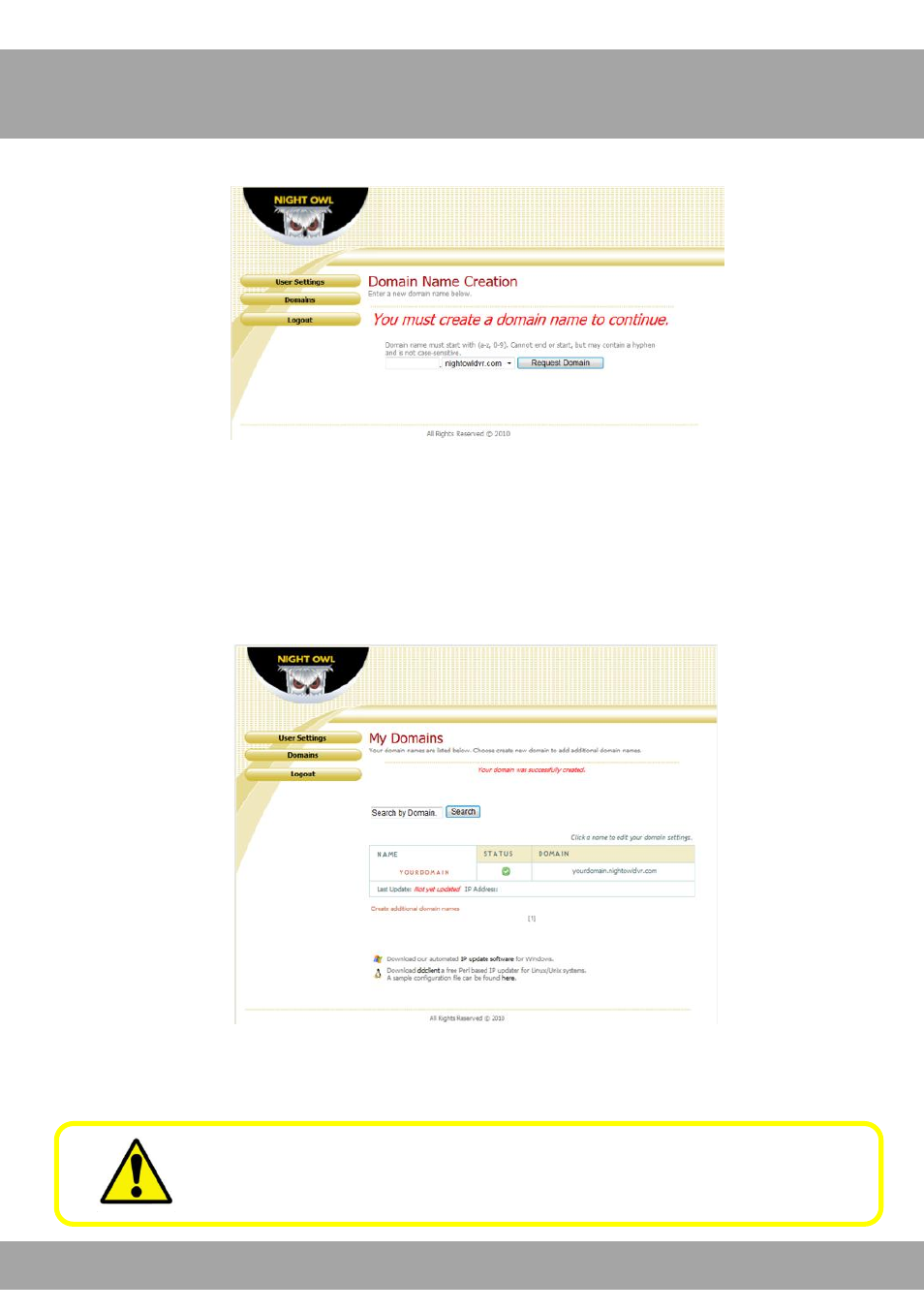 Chapter 22: ddns registration | Night Owl ADV1-168500 user manual User Manual | Page 87 / 124