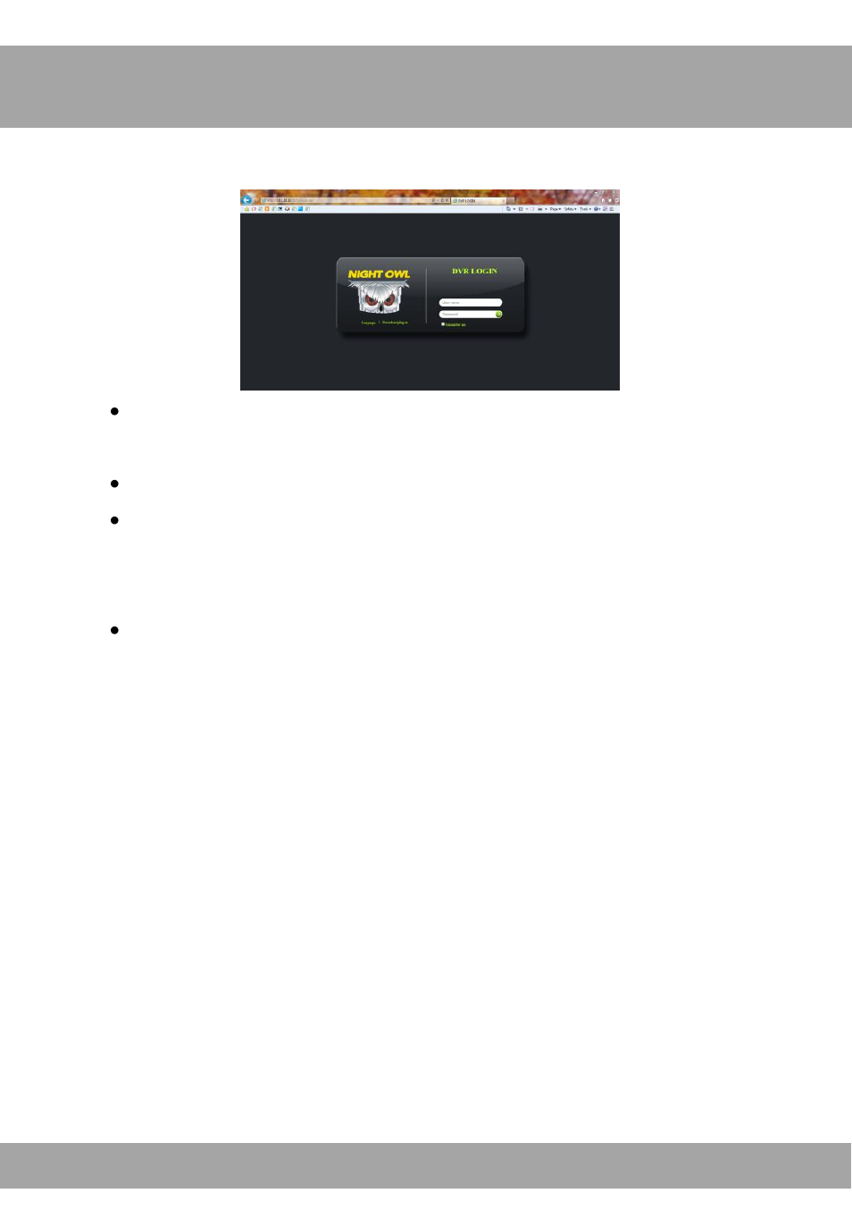 Chapter 23: internet viewing | Night Owl ADV1-168500 user manual User Manual | Page 90 / 124
