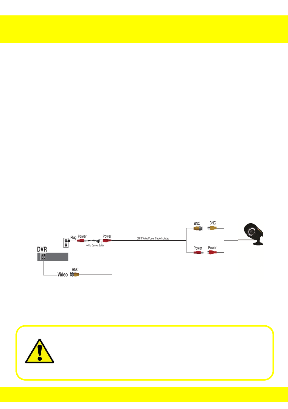 Chapter 8 camera installation | Night Owl ADV1-84500 User Manual | Page 19 / 126