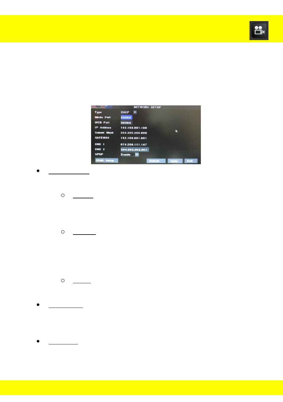 Chapter 17 network menu | Night Owl ADV1-84500 User Manual | Page 59 / 126