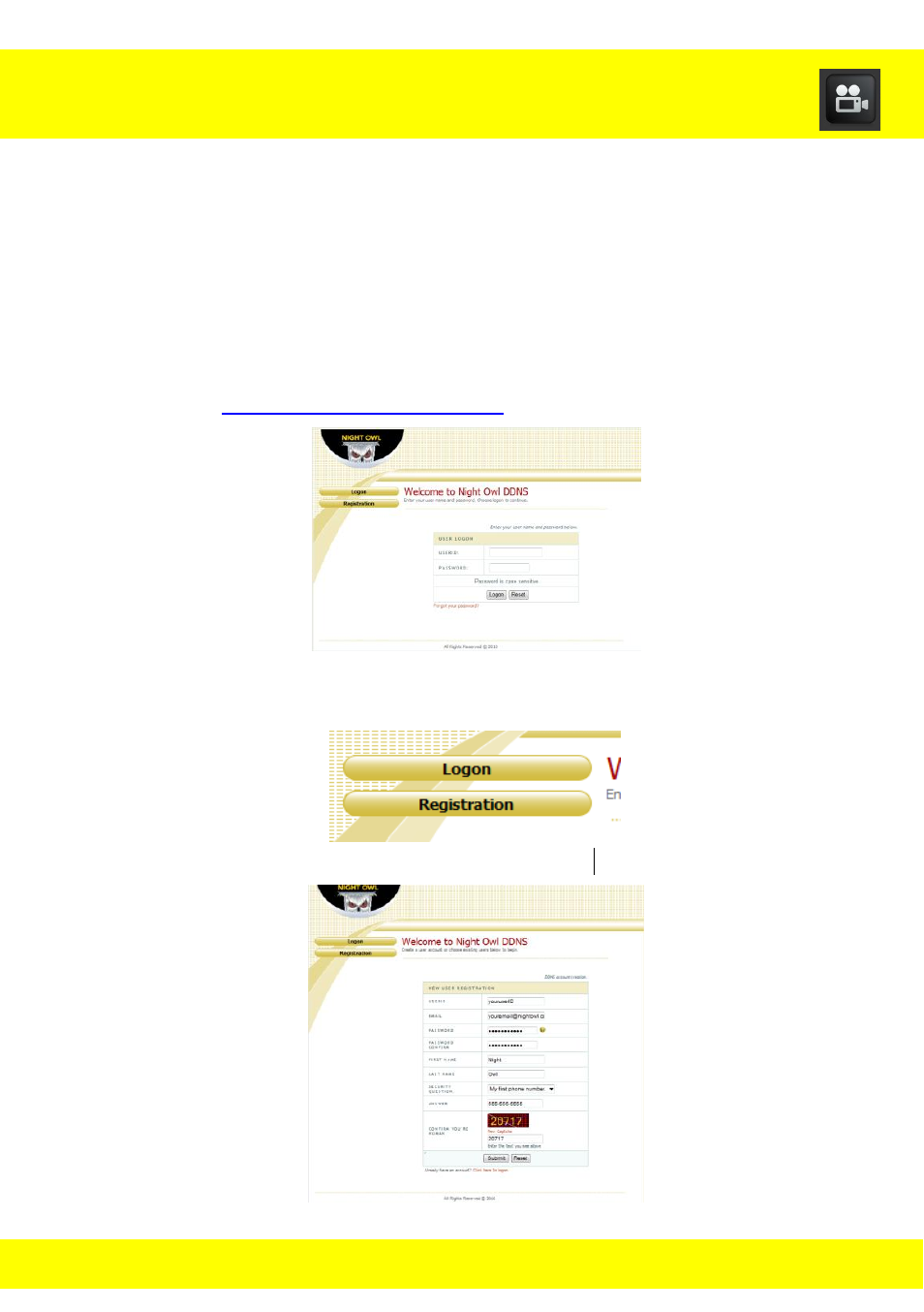 Chapter 20 ddns registration | Night Owl ADV1-84500 User Manual | Page 74 / 126