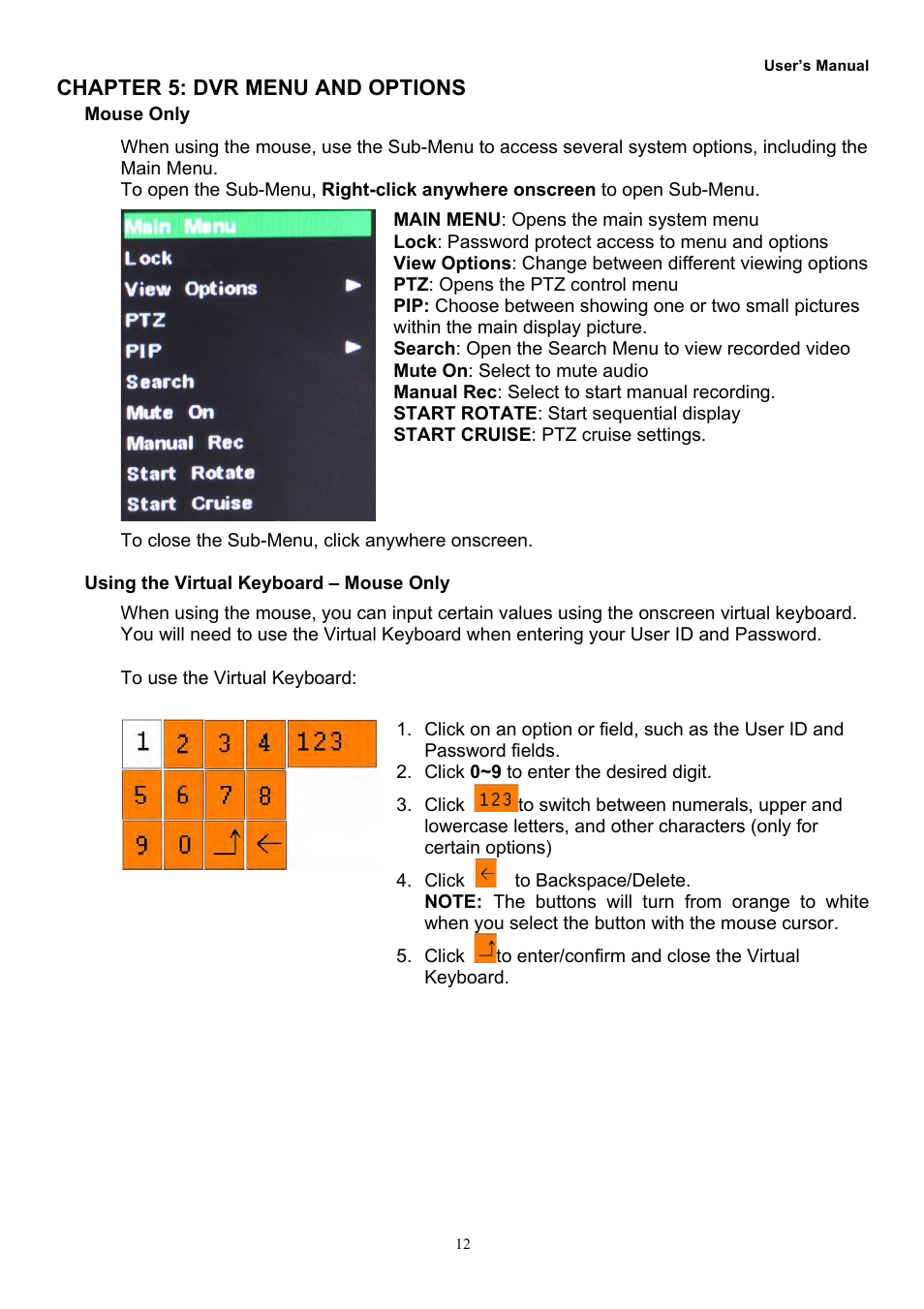 Night Owl O-885 User Manual | Page 14 / 52