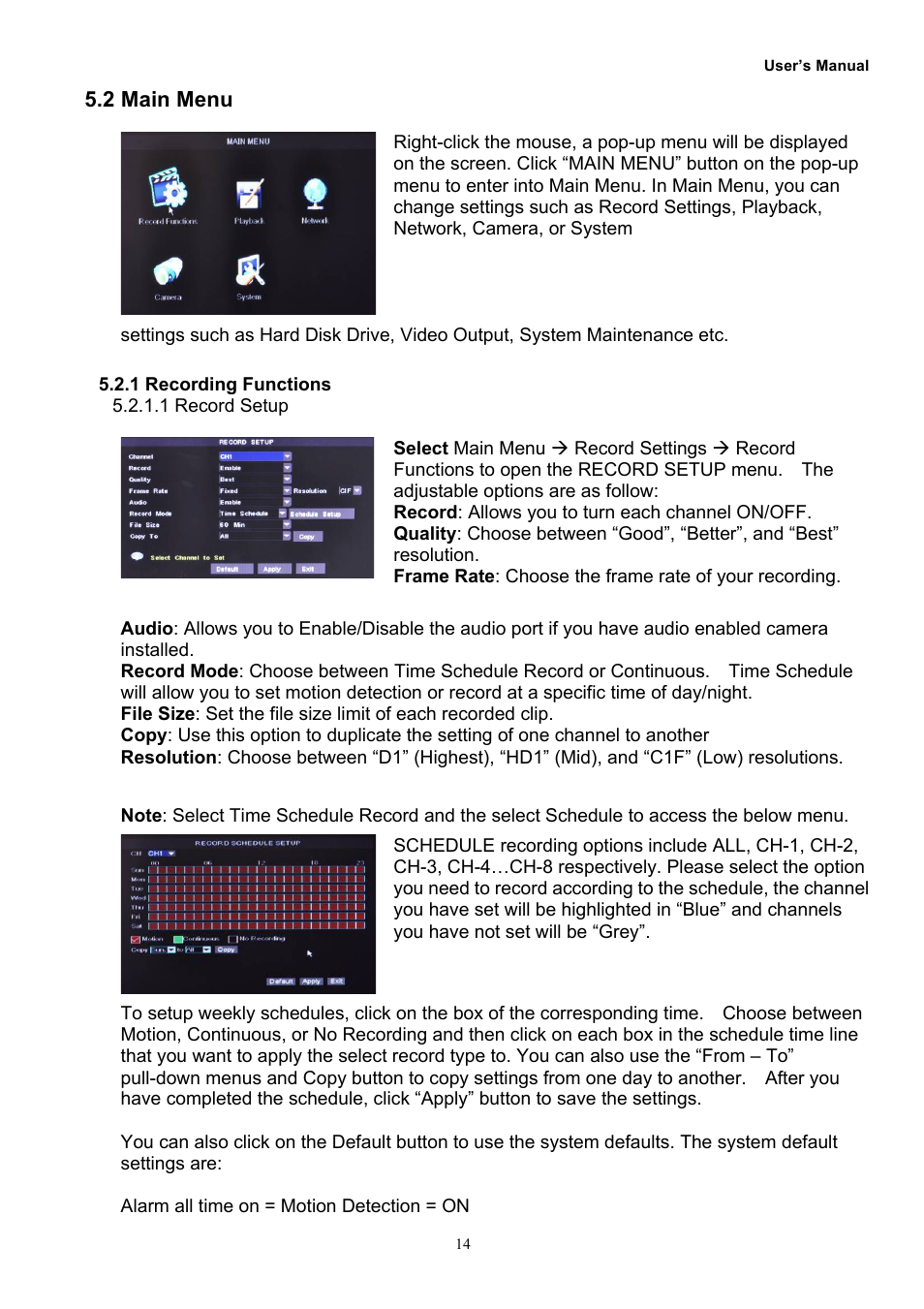 Night Owl O-885 User Manual | Page 16 / 52