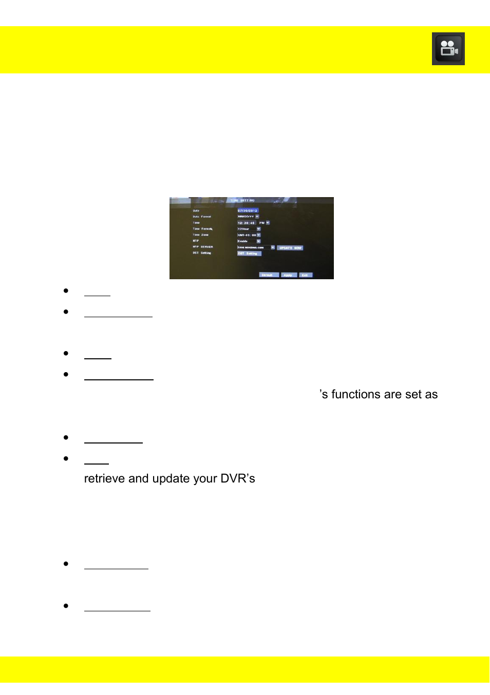 Chapter 12 system menu | Night Owl LTE-168500 User Manual | Page 26 / 124