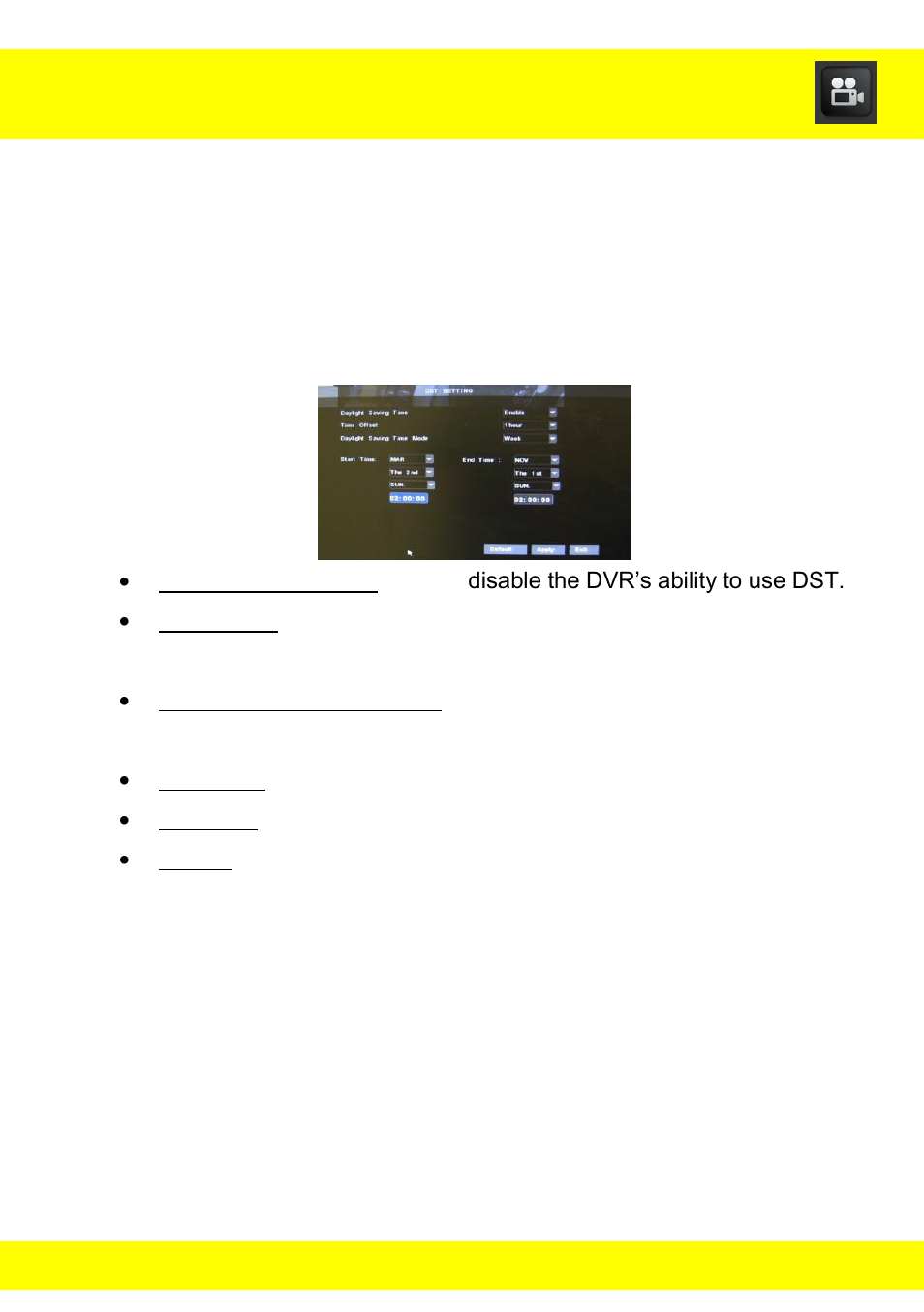 Chapter 12 system menu | Night Owl LTE-168500 User Manual | Page 27 / 124