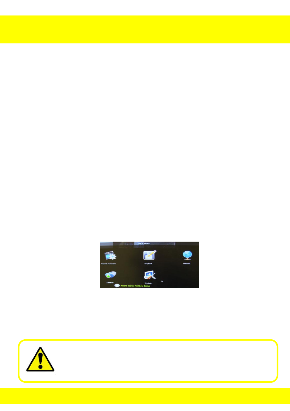 Chapter 11 main menu | Night Owl STA-168 User Manual | Page 24 / 124