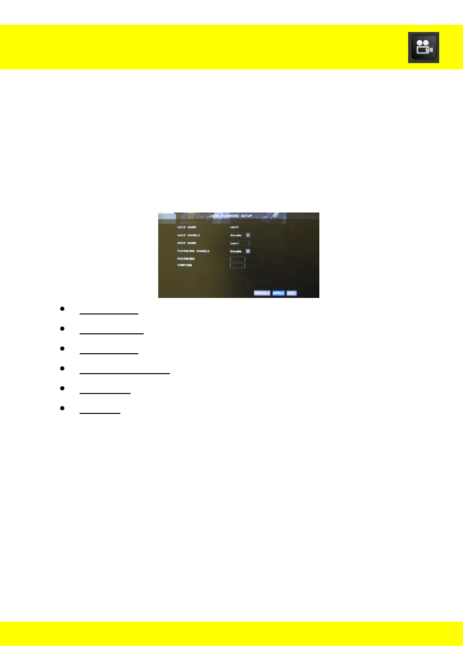 Chapter 12 system menu | Night Owl STA-168 User Manual | Page 29 / 124