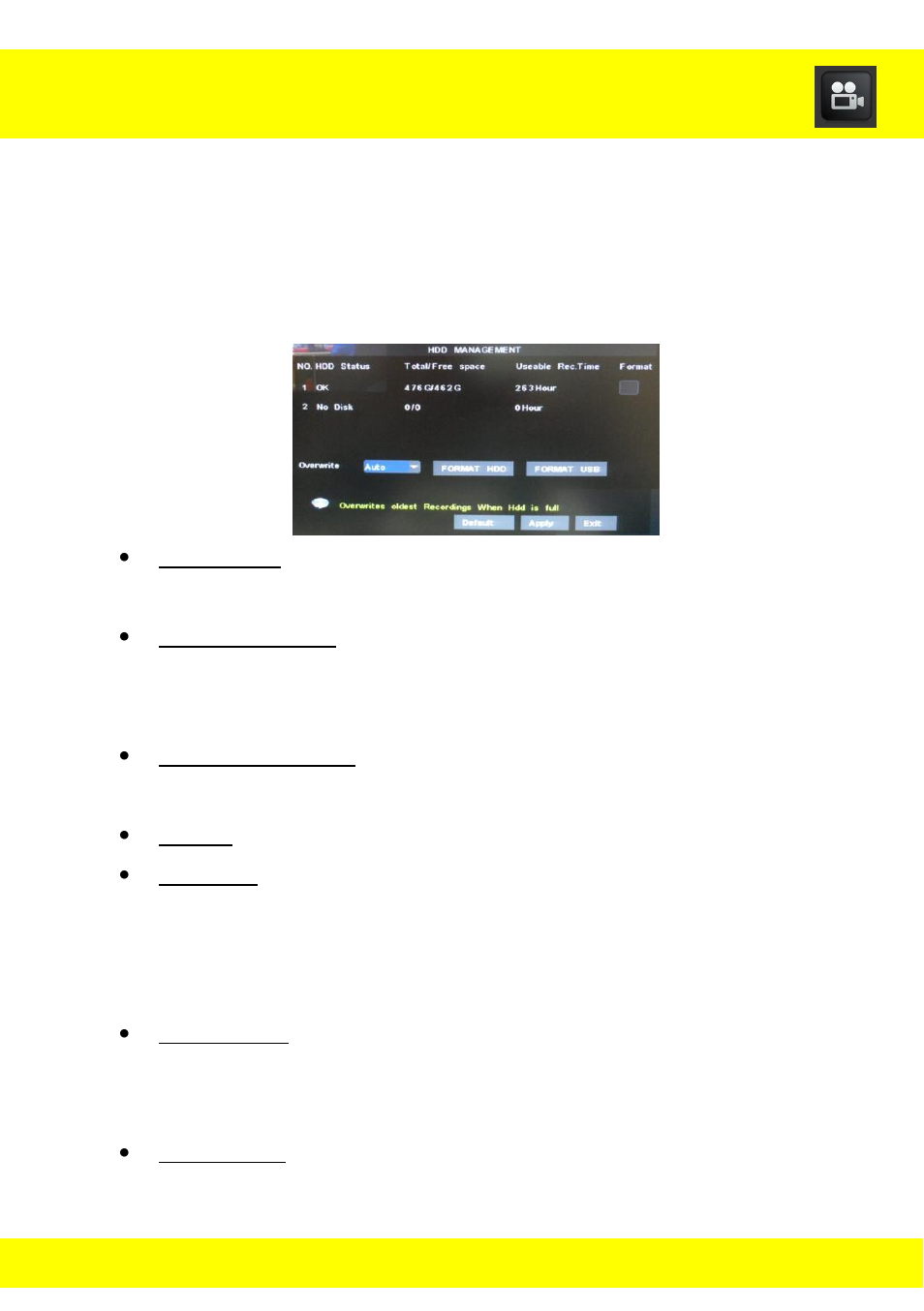 Chapter 12 system menu | Night Owl STA-168 User Manual | Page 32 / 124