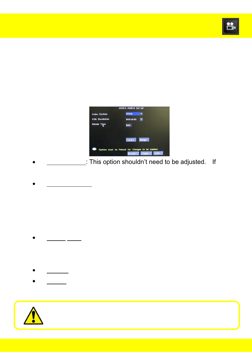 Chapter 12 system menu | Night Owl STA-168 User Manual | Page 33 / 124