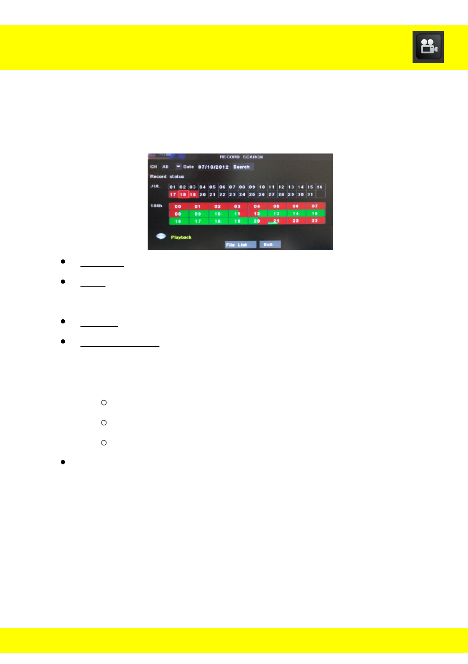 Chapter 14 playback menu | Night Owl STA-168 User Manual | Page 45 / 124