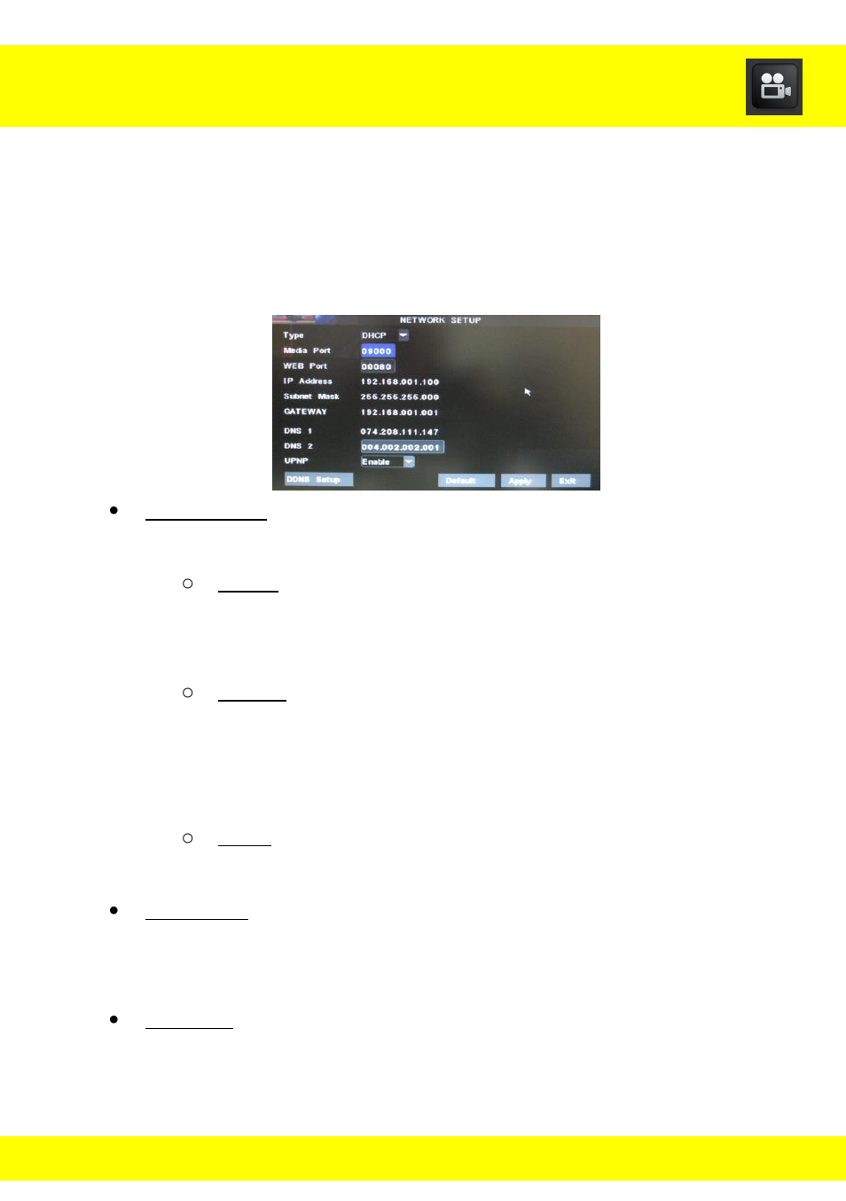 Chapter 17 network menu | Night Owl STA-168 User Manual | Page 57 / 124