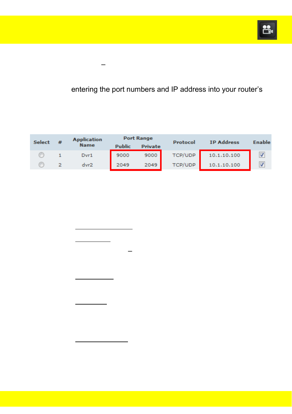 Chapter 19 port forwarding | Night Owl LTE-44500 User Manual | Page 72 / 126