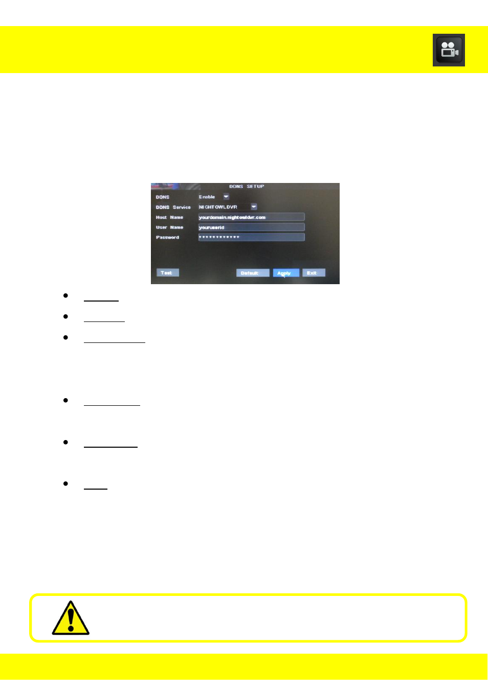 Chapter 20 ddns registration | Night Owl LTE-44500 User Manual | Page 76 / 126