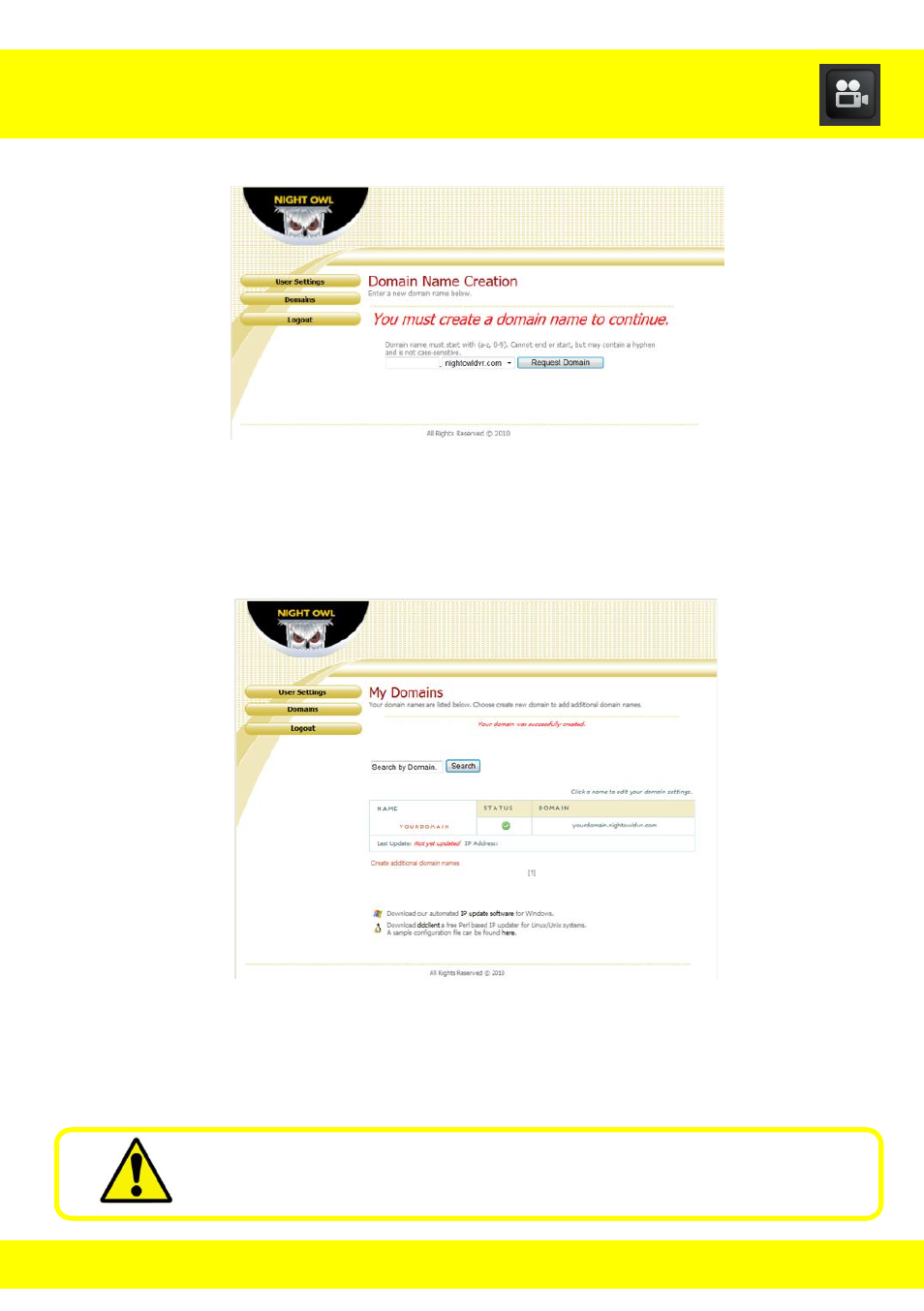 Chapter 20 ddns registration | Night Owl STA-44 User Manual | Page 75 / 126