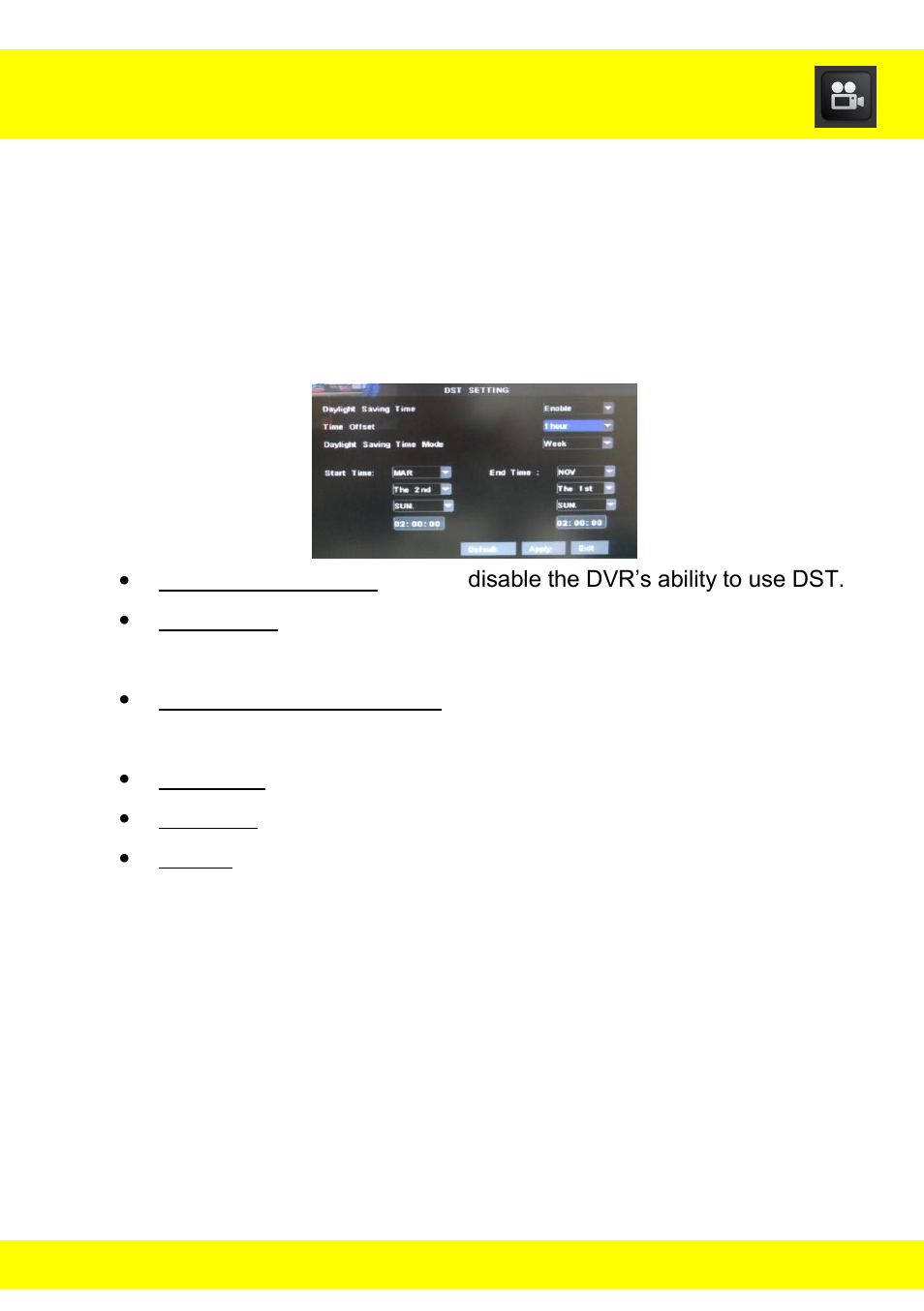 Chapter 12 system menu | Night Owl STA-88 User Manual | Page 27 / 126