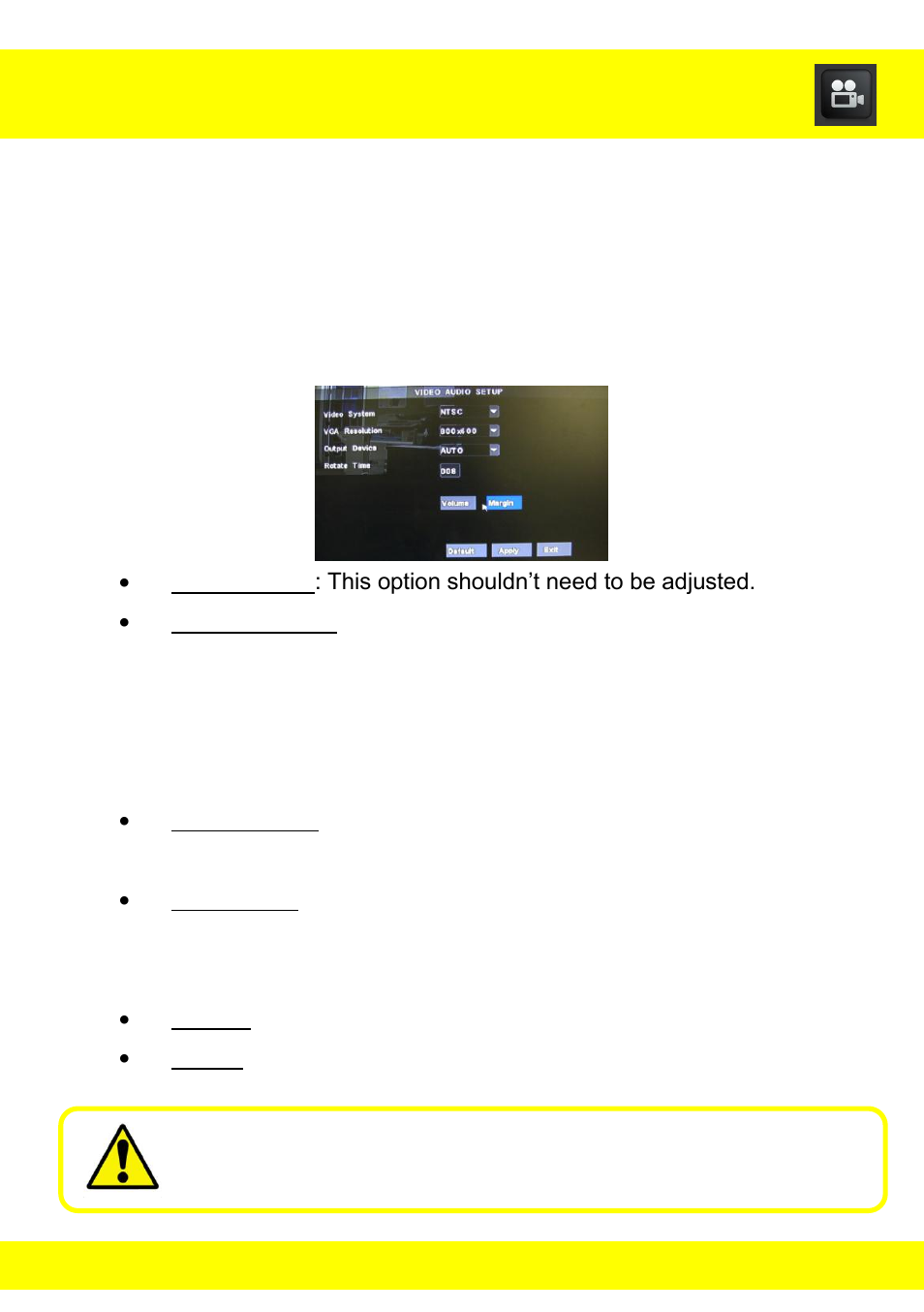 Chapter 12 system menu | Night Owl STA-88 User Manual | Page 33 / 126