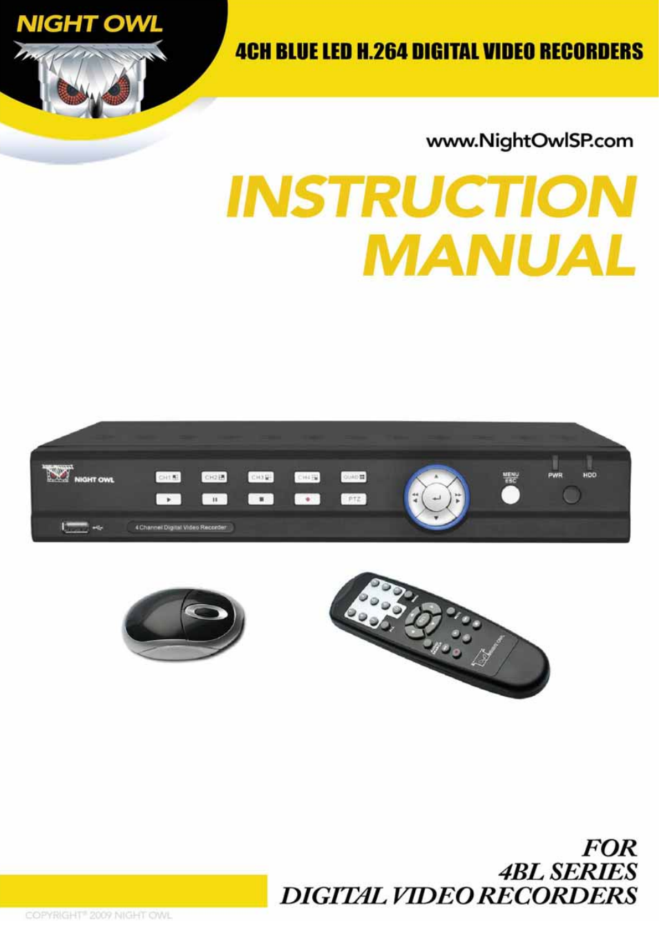 Night Owl 4BL-DVR-1TB User Manual | 54 pages