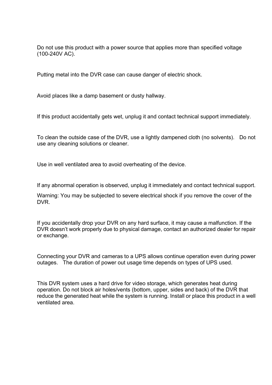 Night Owl Poseidon-DVR User Manual | Page 6 / 52