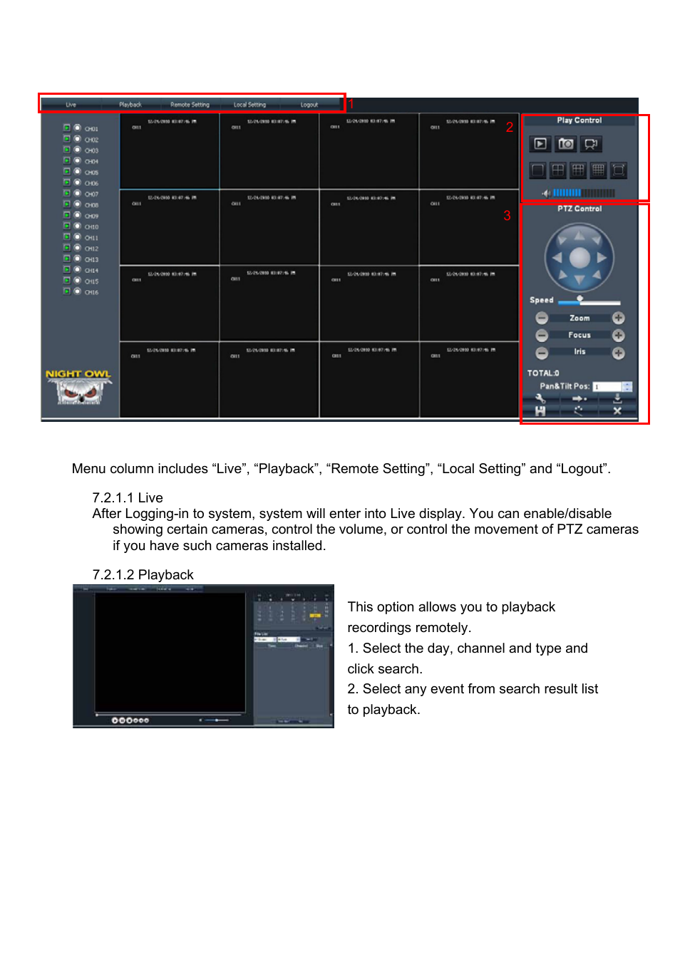 2 main interface of net-viewer | Night Owl Zeus-DVR User Manual | Page 46 / 52