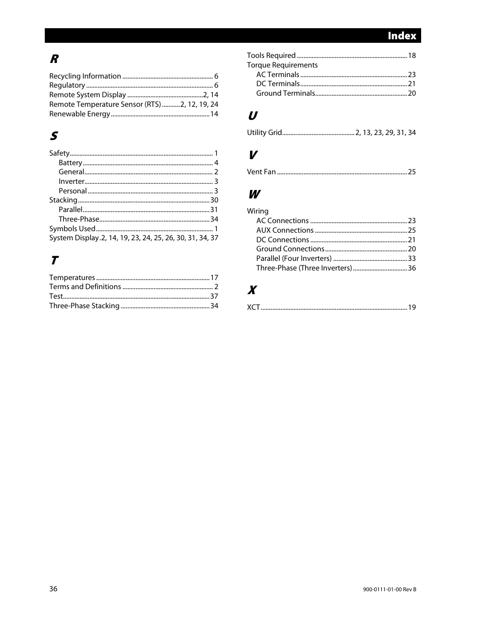 Outback Power Systems GFX International Series Installation Manual User Manual | Page 38 / 40