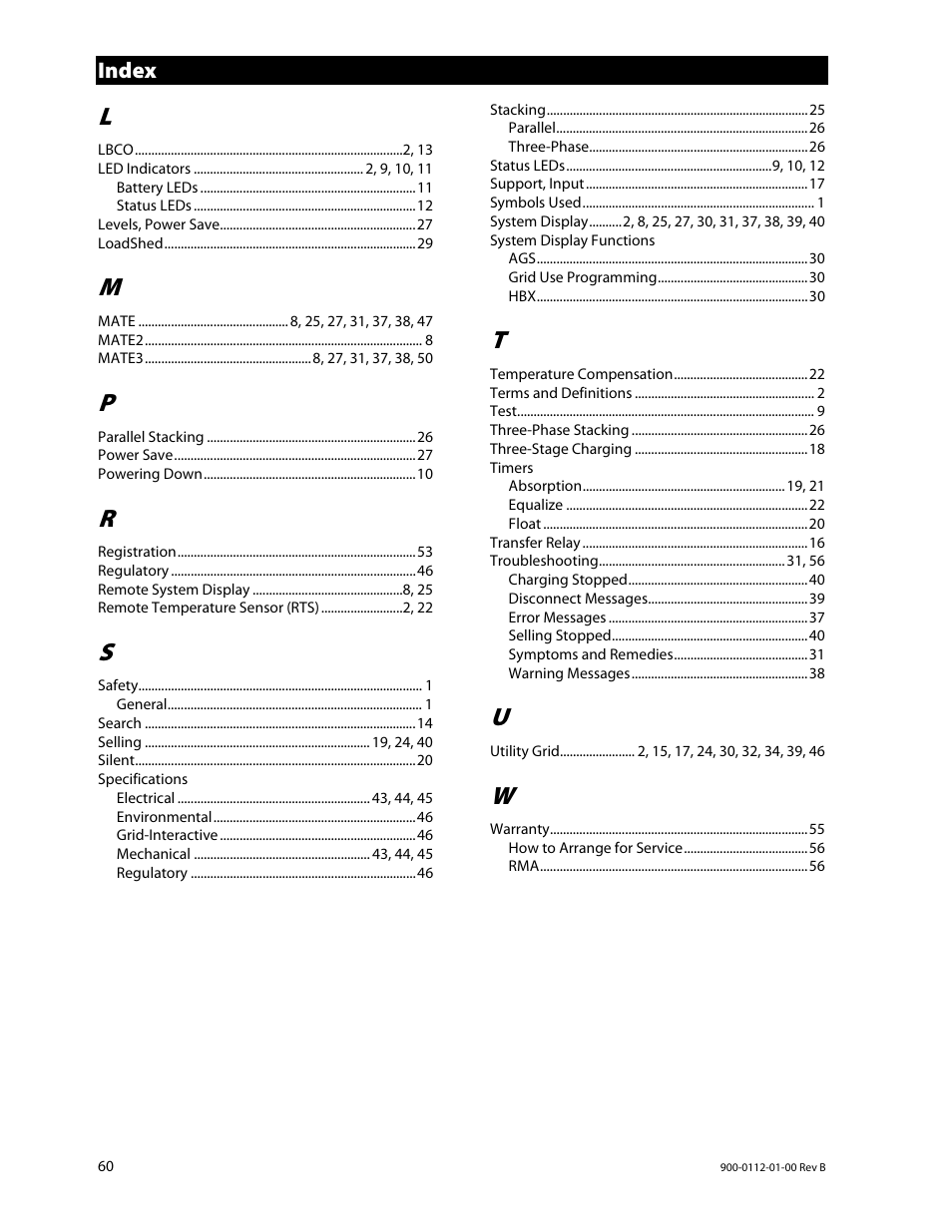 Outback Power Systems GFX International Series Operators Manual User Manual | Page 62 / 64