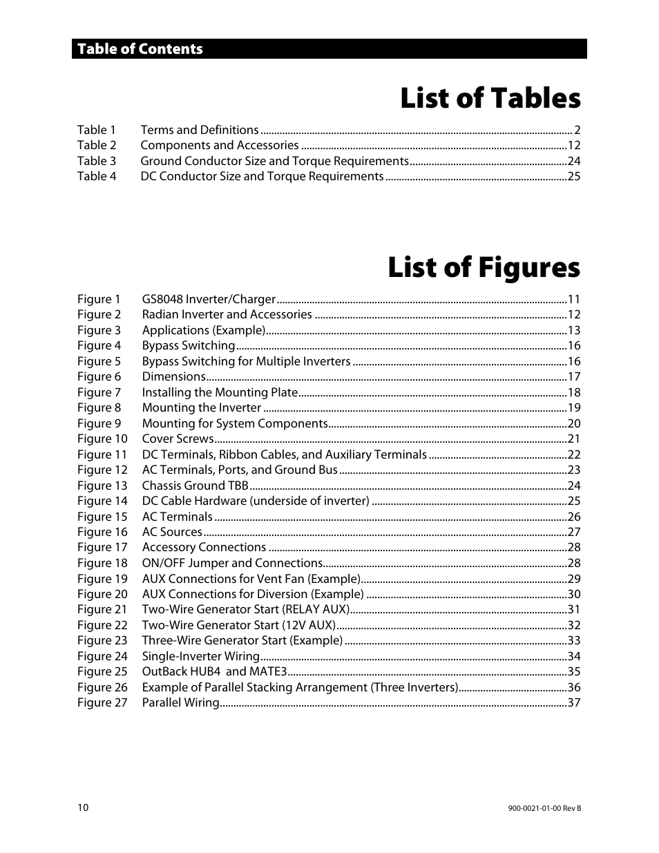 Outback Power Systems GS8048 Installation Manual User Manual | Page 12 / 44