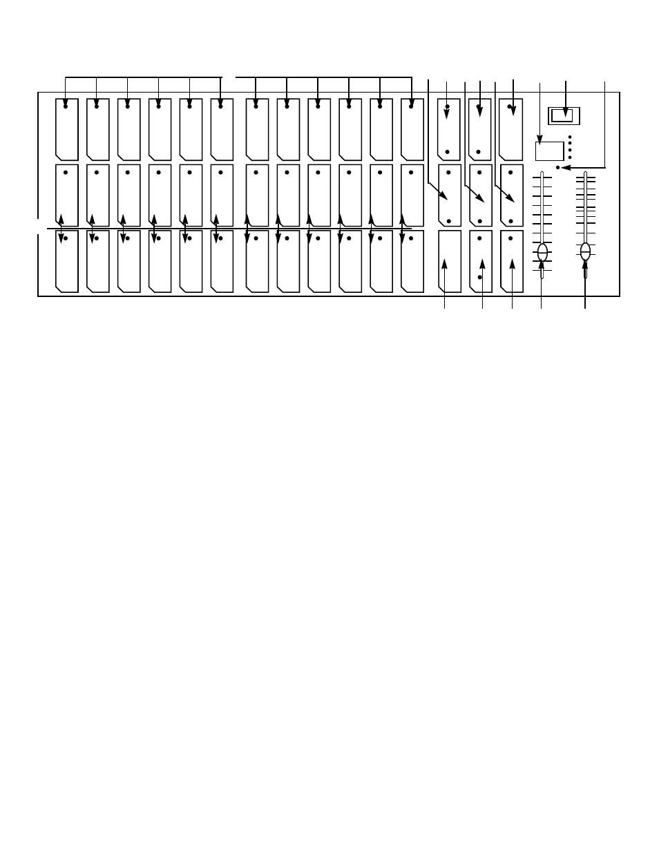 Controls and functions, Cont, Manuel / step | Record chase, Single chase, Mix chase, Audio /chase 11. black out, 12 dimmer fader, Chase fader, Lcd digital display | American DJ TP-DMX24F User Manual | Page 2 / 8