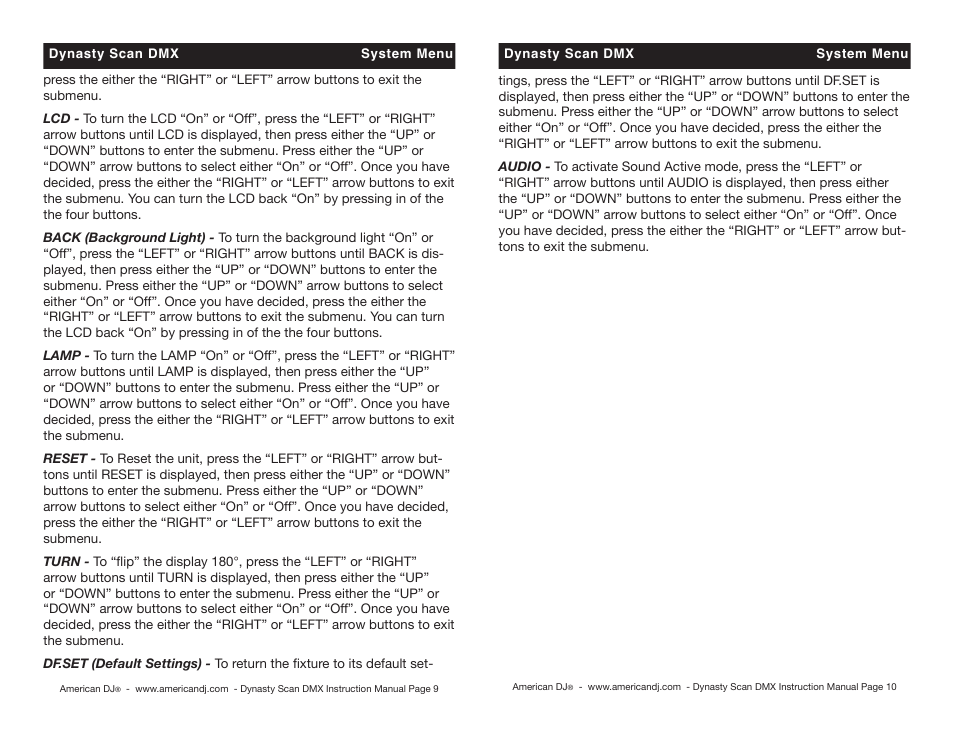 American DJ DMX User Manual | Page 5 / 10