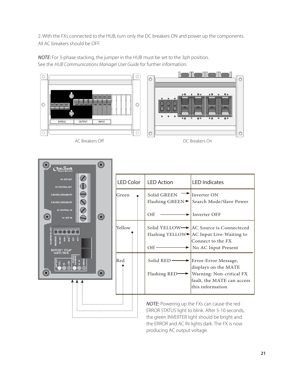Outback Power Systems VFX Series Programming Manual User Manual | Page 22 / 59