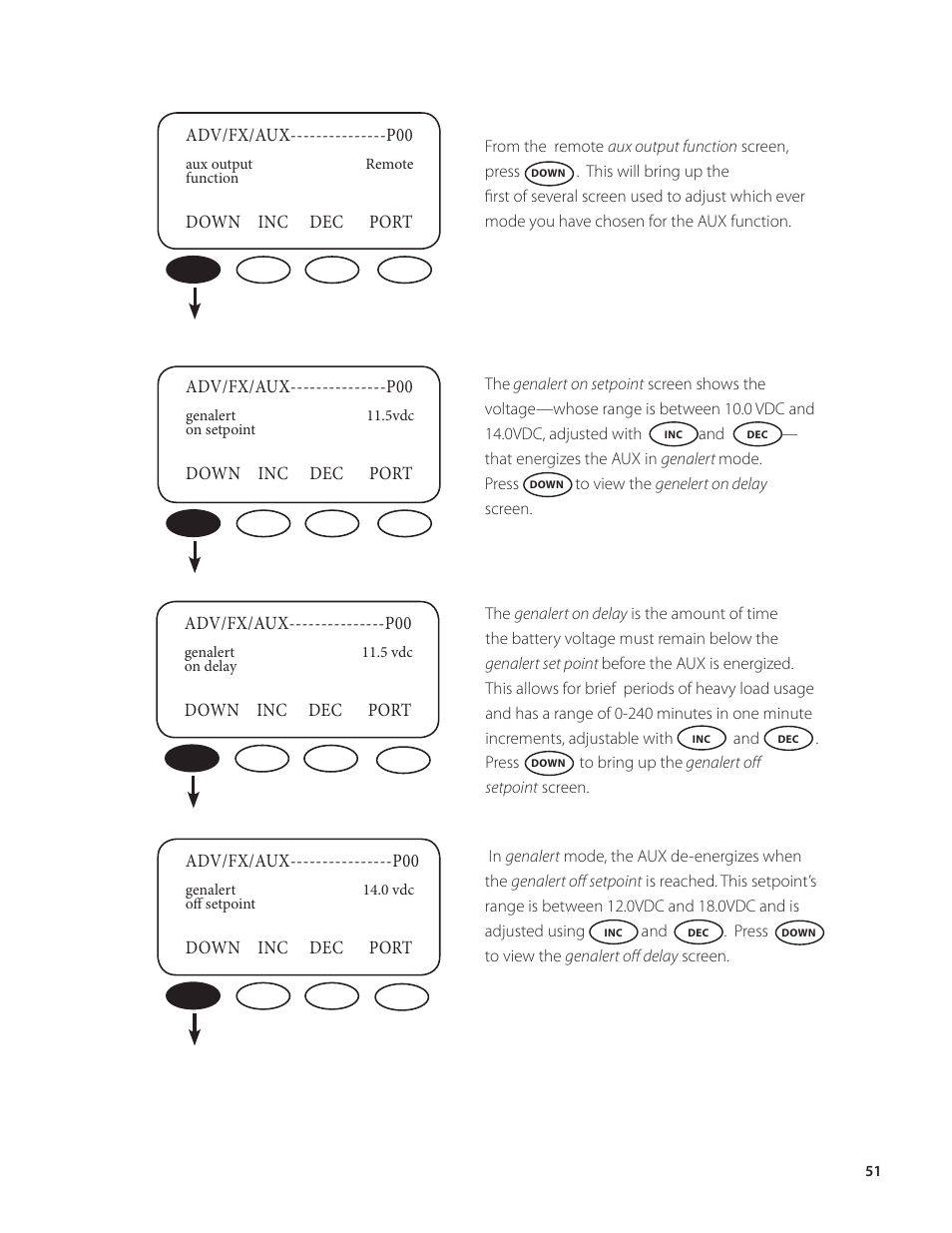 Outback Power Systems VFX Series Programming Manual User Manual | Page 52 / 59