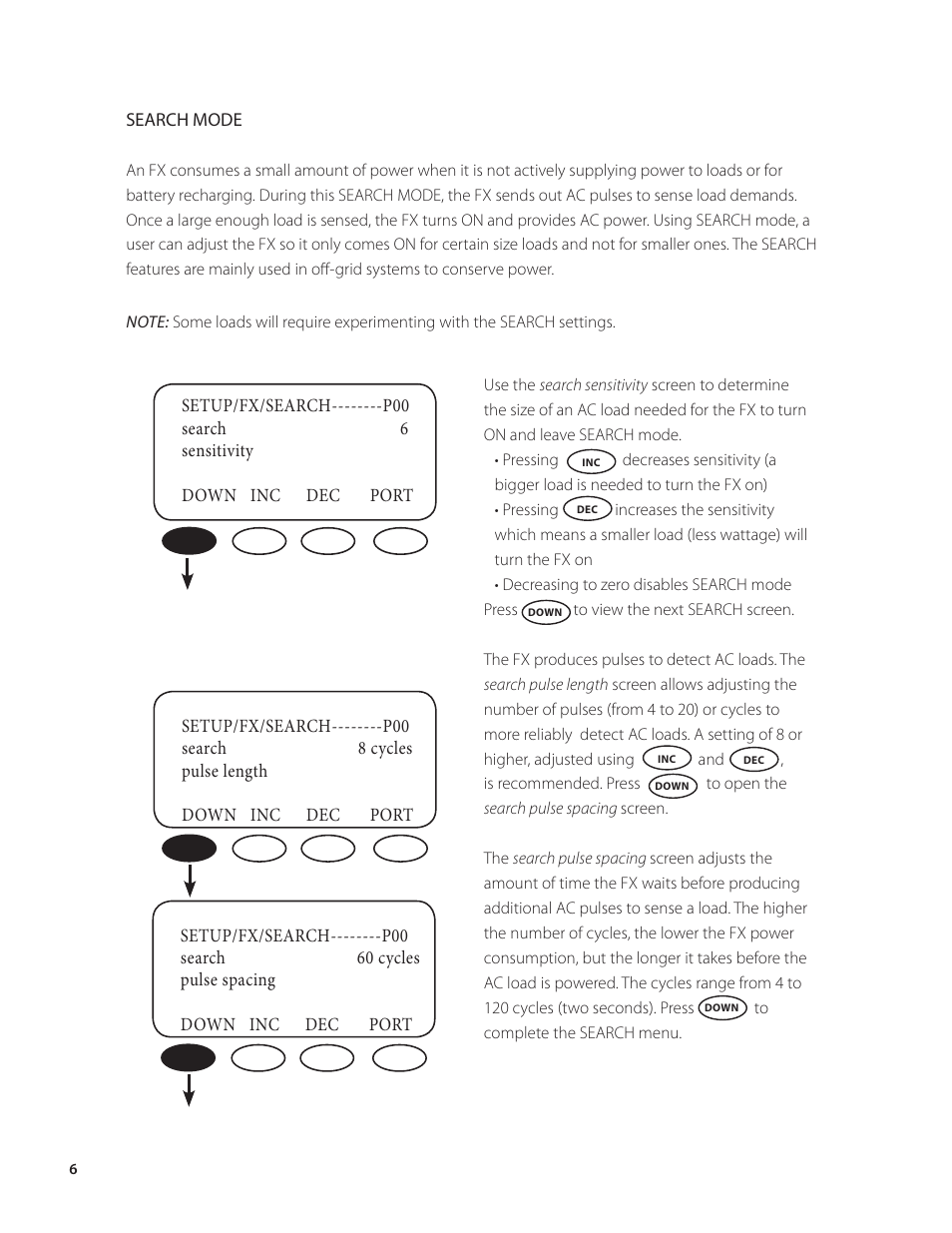 Outback Power Systems VFX Series Programming Manual User Manual | Page 7 / 59