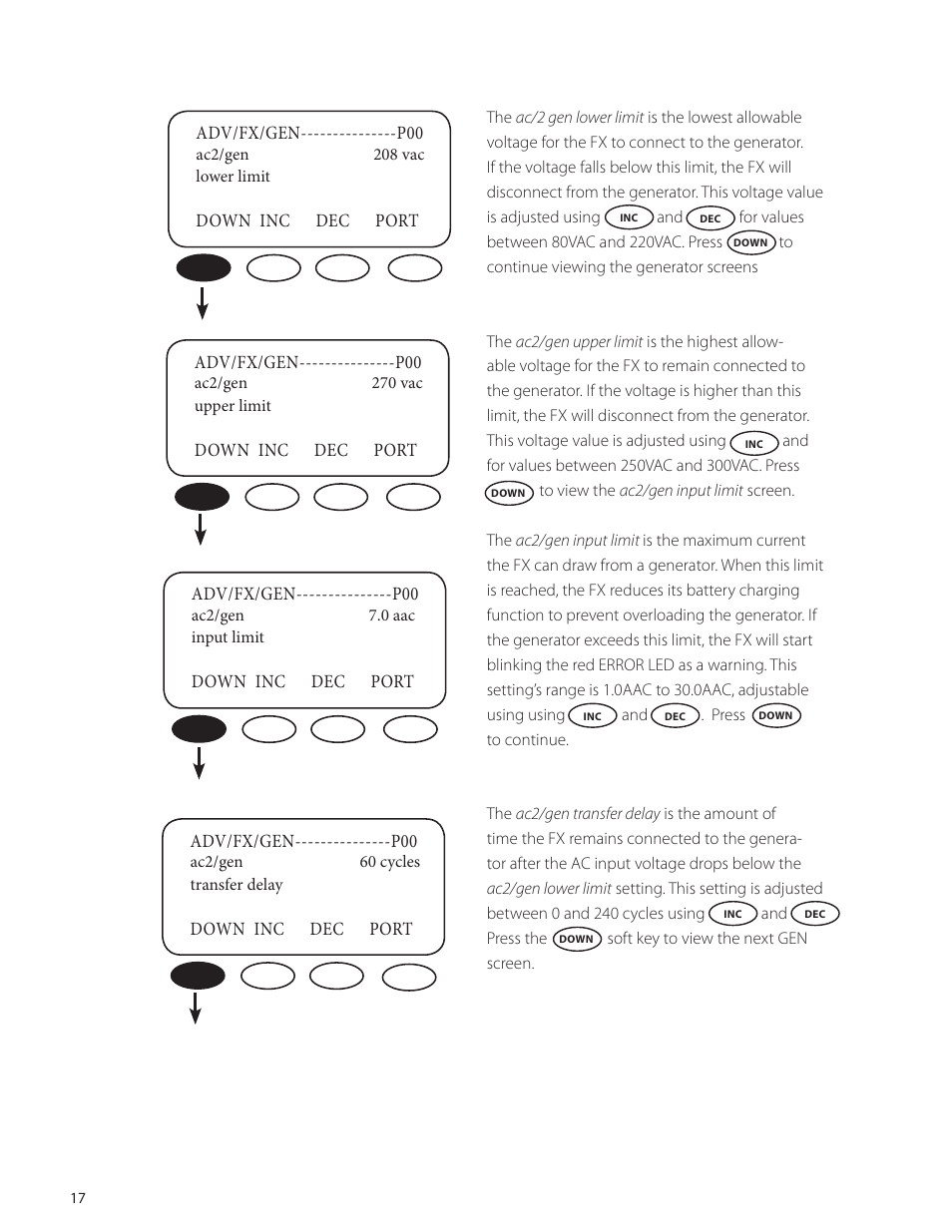Outback Power Systems VFX Series International Programming Manual User Manual | Page 18 / 56