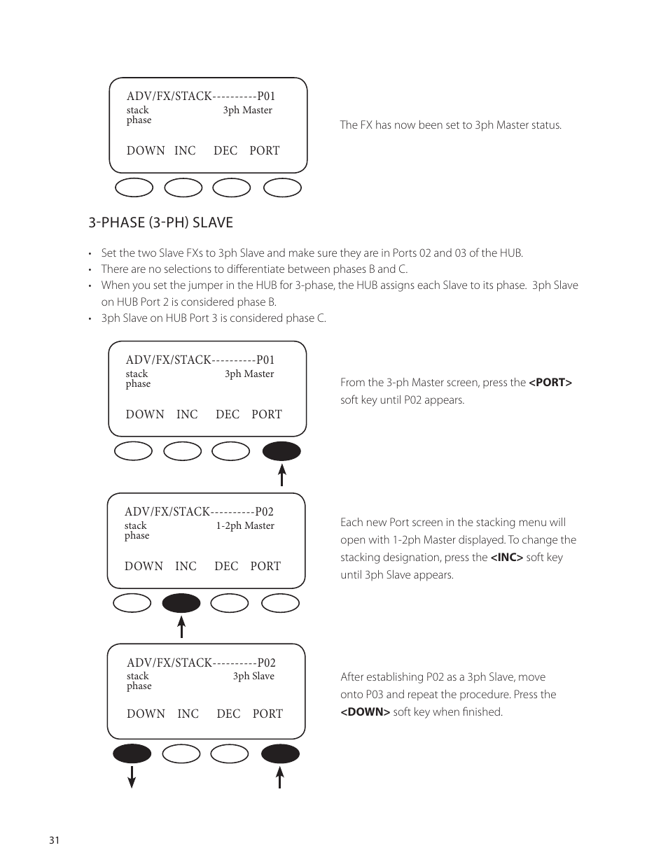 Phase (3-ph) slave | Outback Power Systems VFX Series International Programming Manual User Manual | Page 32 / 56
