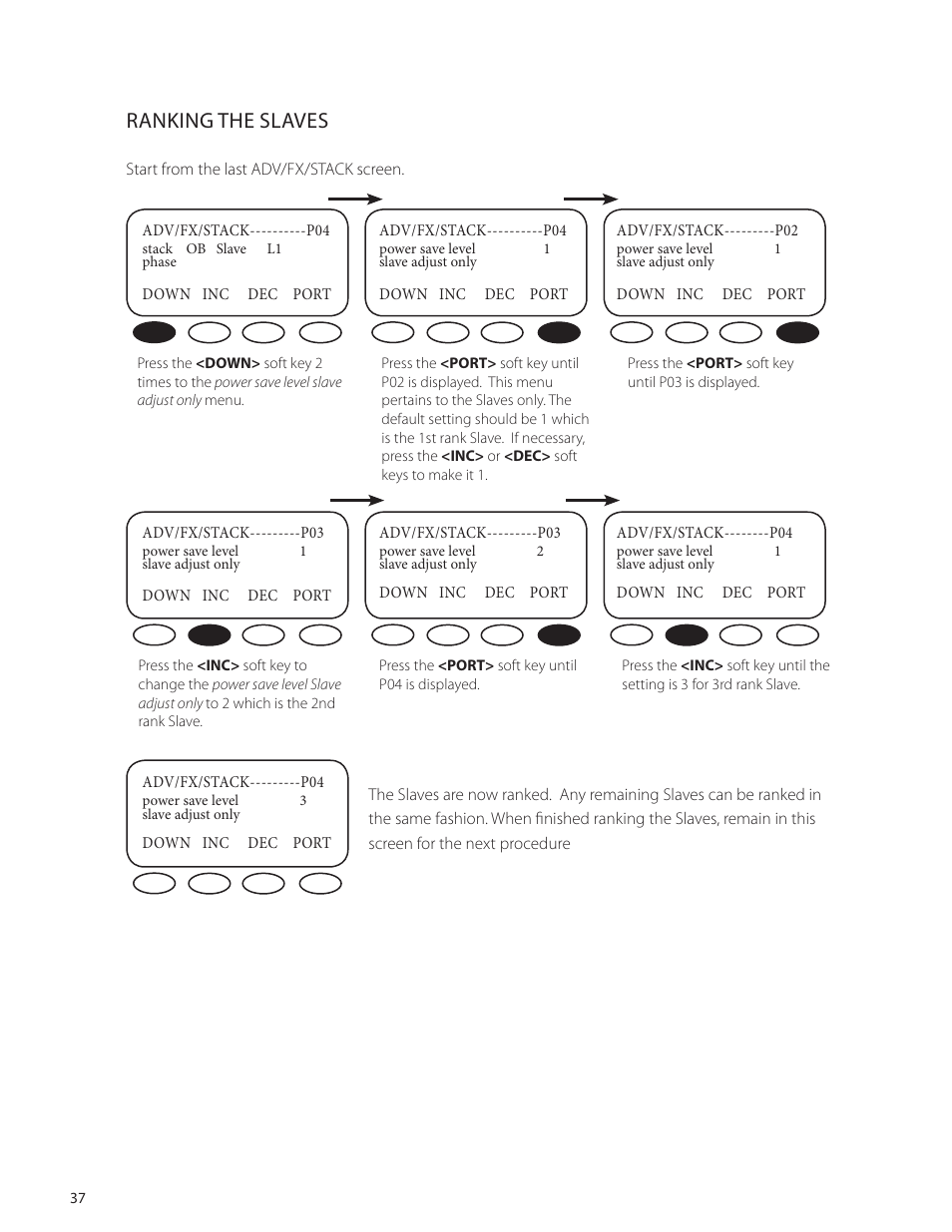 Ranking the slaves | Outback Power Systems VFX Series International Programming Manual User Manual | Page 38 / 56