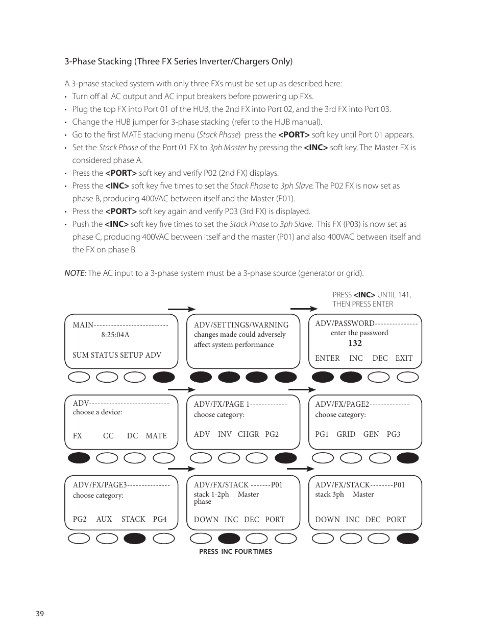 Outback Power Systems VFX Series International Programming Manual User Manual | Page 40 / 56