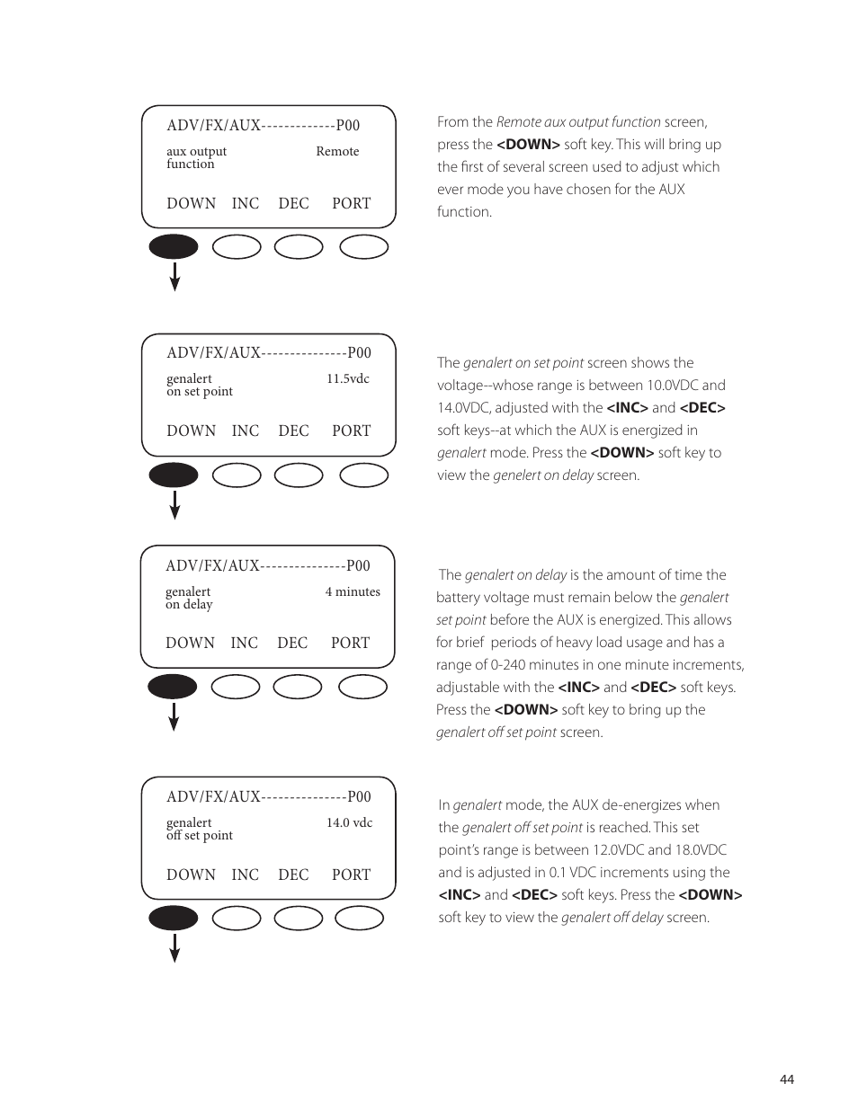 Outback Power Systems VFX Series International Programming Manual User Manual | Page 45 / 56