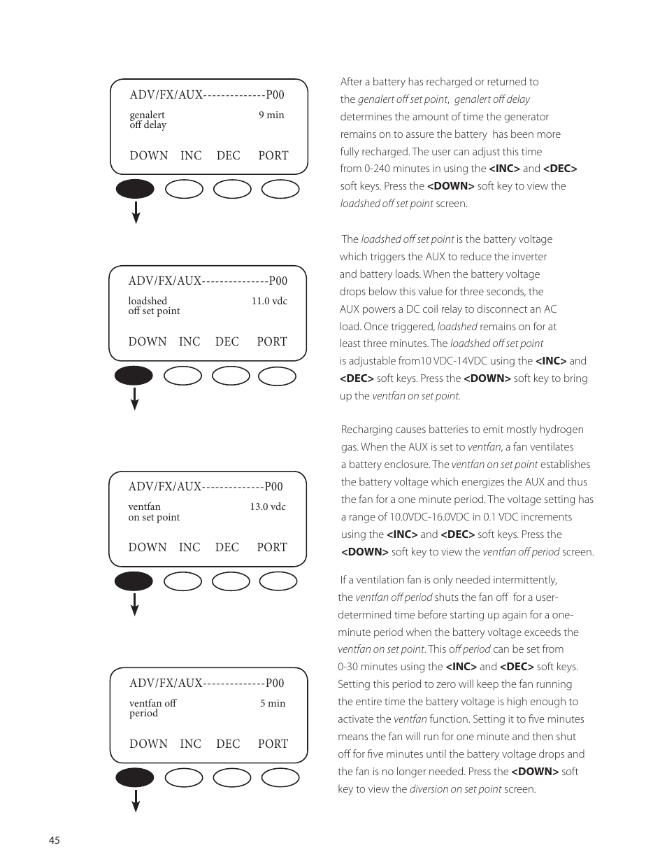 Outback Power Systems VFX Series International Programming Manual User Manual | Page 46 / 56