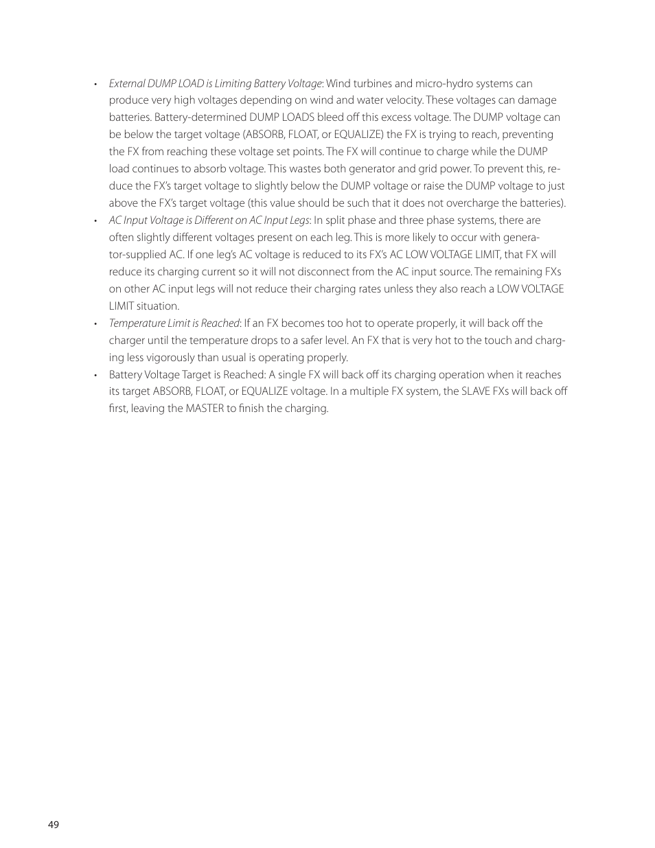 Outback Power Systems VFX Series International Programming Manual User Manual | Page 50 / 56