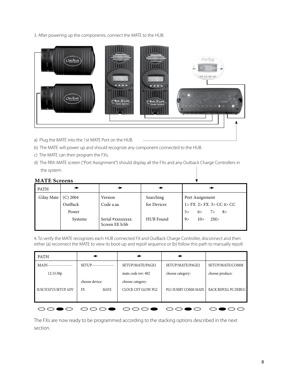 Outback Power Systems GVFX Series Inverter/Charger Programing Manual User Manual | Page 9 / 32