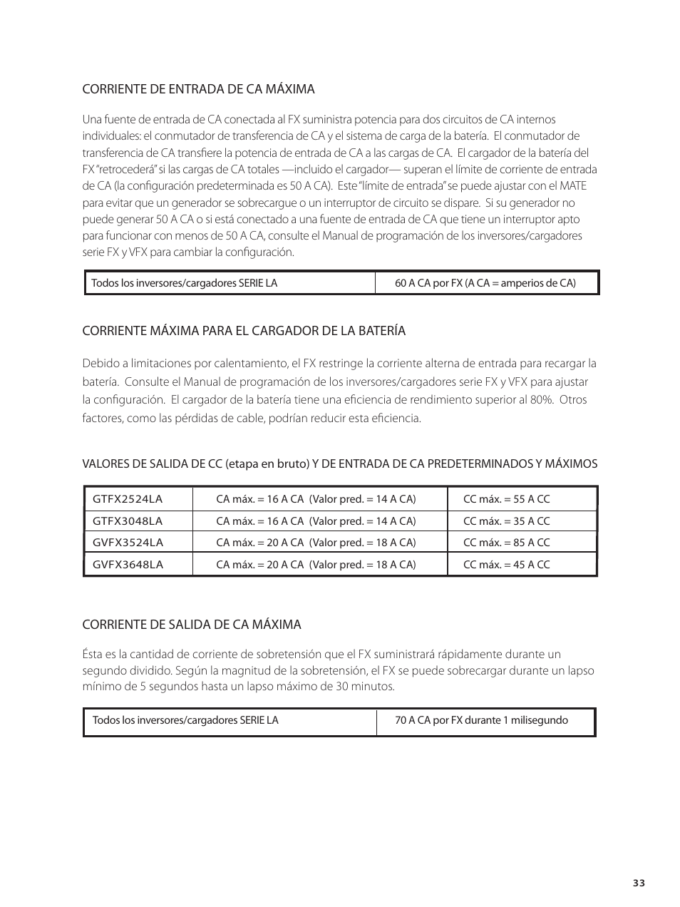 Outback Power Systems GVFX Series Inverter/Charger Installation Manual User Manual | Page 35 / 88