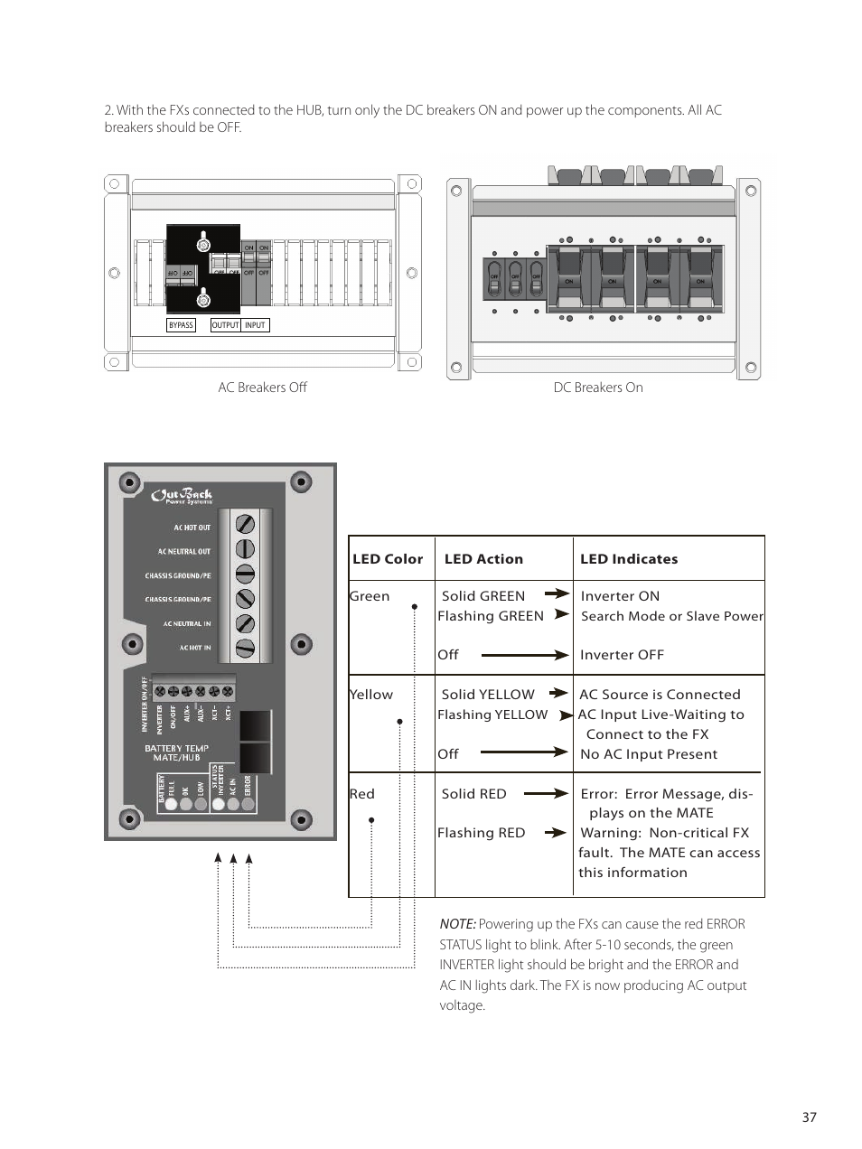 Outback Power Systems GVFX Series Inverter/Charger Programing Manual User Manual | Page 39 / 64